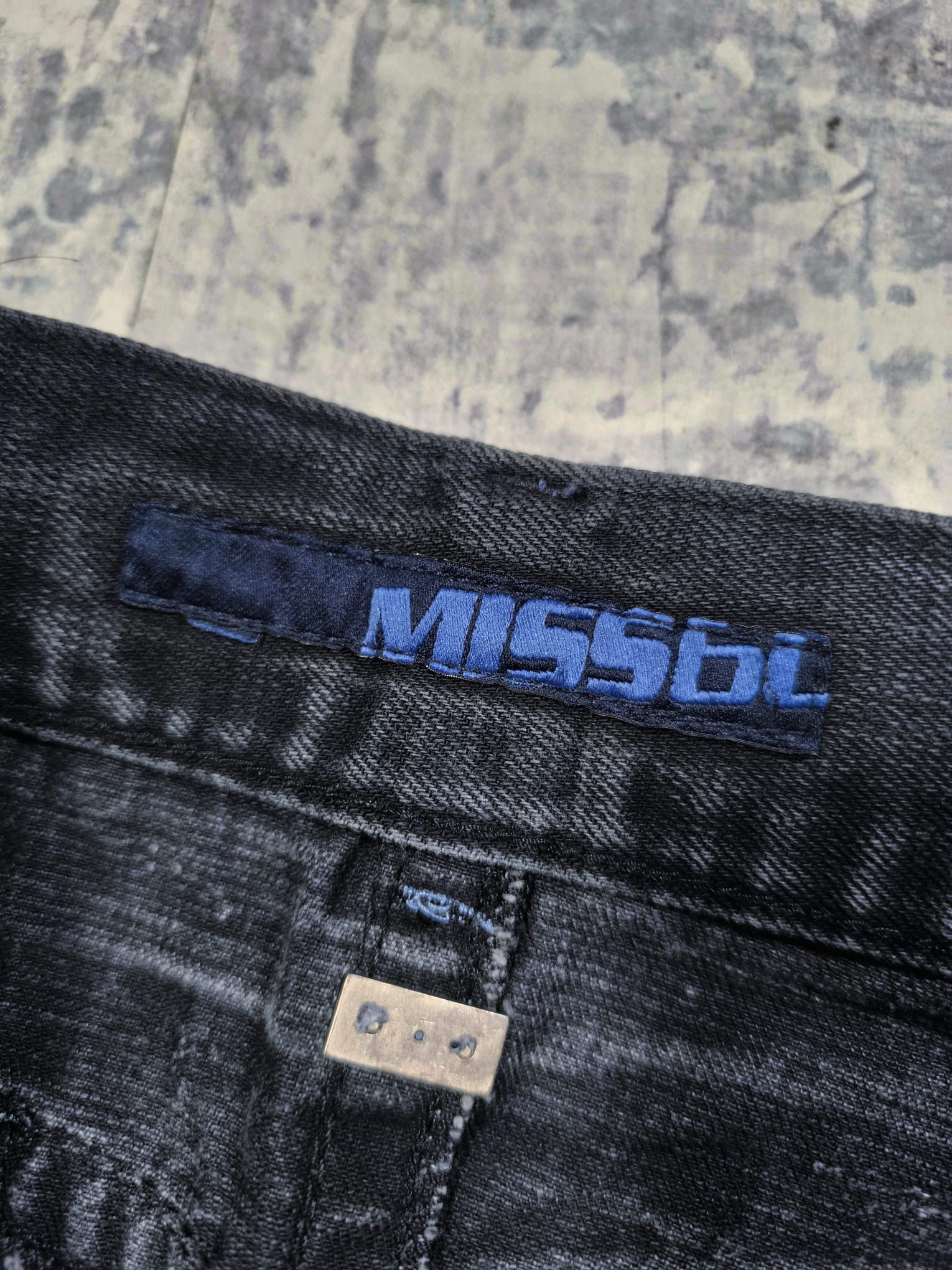 Hysteric Glamour × Miss Sixty Miss Sixty VTG Mini Skirt Distressed Patchwork Denim Y2K Size 30" / US 8 / IT 44 - 7 Thumbnail
