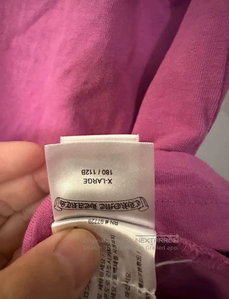 Chrome Hearts Chrome Hearts Size XL Purple printed short sleeves Size US XL / EU 56 / 4 - 7 Thumbnail