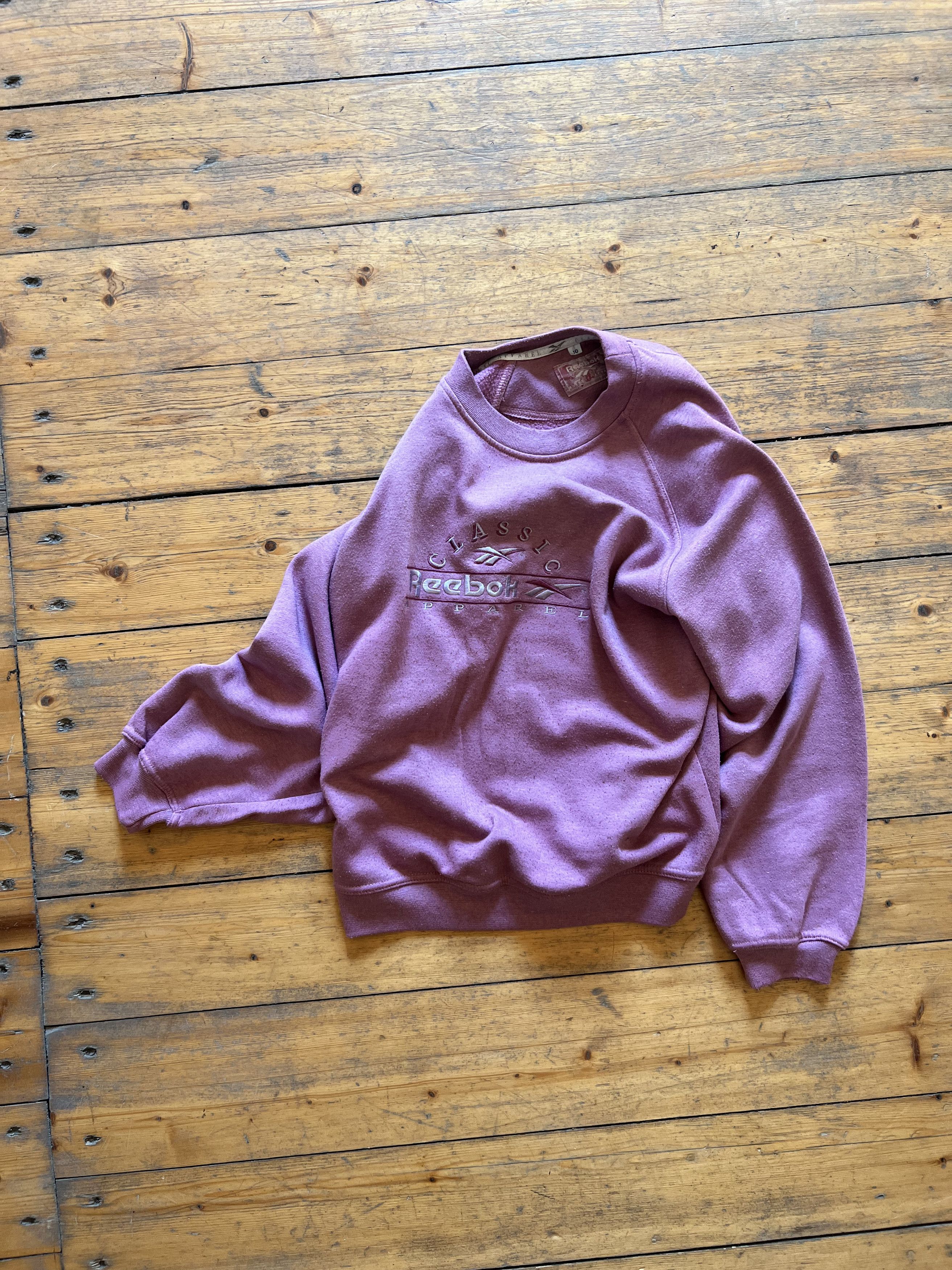Vintage Reebok Retro Boxy Embroidered Sweatshirt 1990s Size US M / EU 48-50 / 2 - 3 Thumbnail