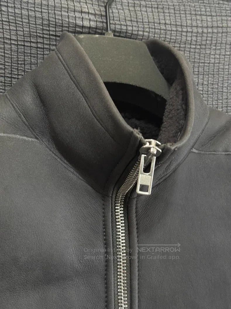 Rick Owens Rick Owens Lambskin fur-lined zip-up leather jacket Size US M / EU 48-50 / 2 - 3 Thumbnail