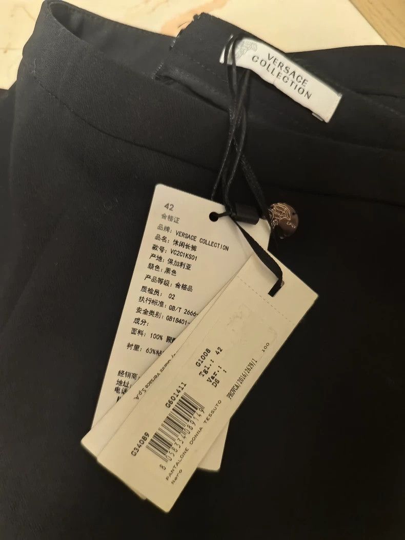 Versace Versace Black slacks trousers Size US 26 / EU 42 - 5 Thumbnail