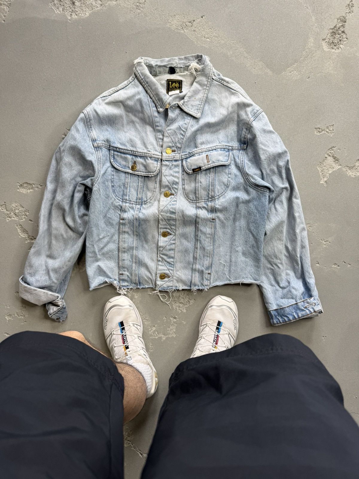 Lee × Vintage Vintage Lee Riders Jeans Jacket Size US XL / EU 56 / 4 - 1 Thumbnail