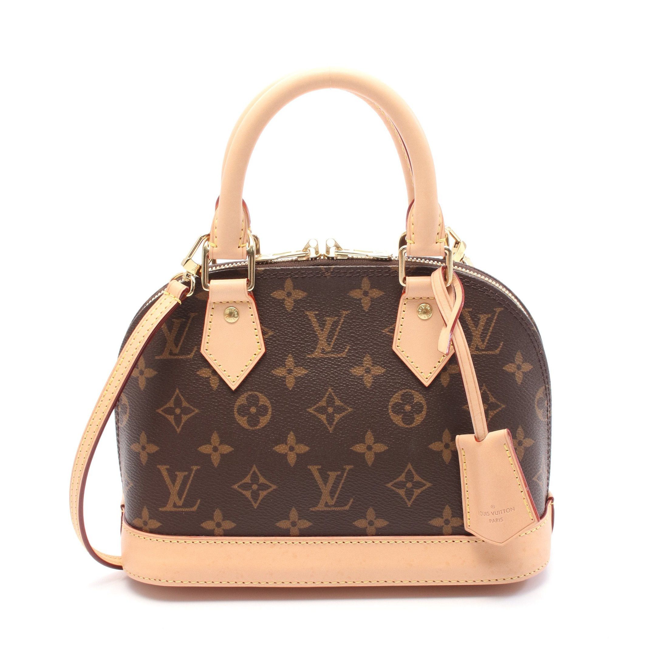 Louis Vuitton Louis Vuitton Alma Bb Monogram Handbag Leather Brown Size ONE SIZE - 1 Thumbnail