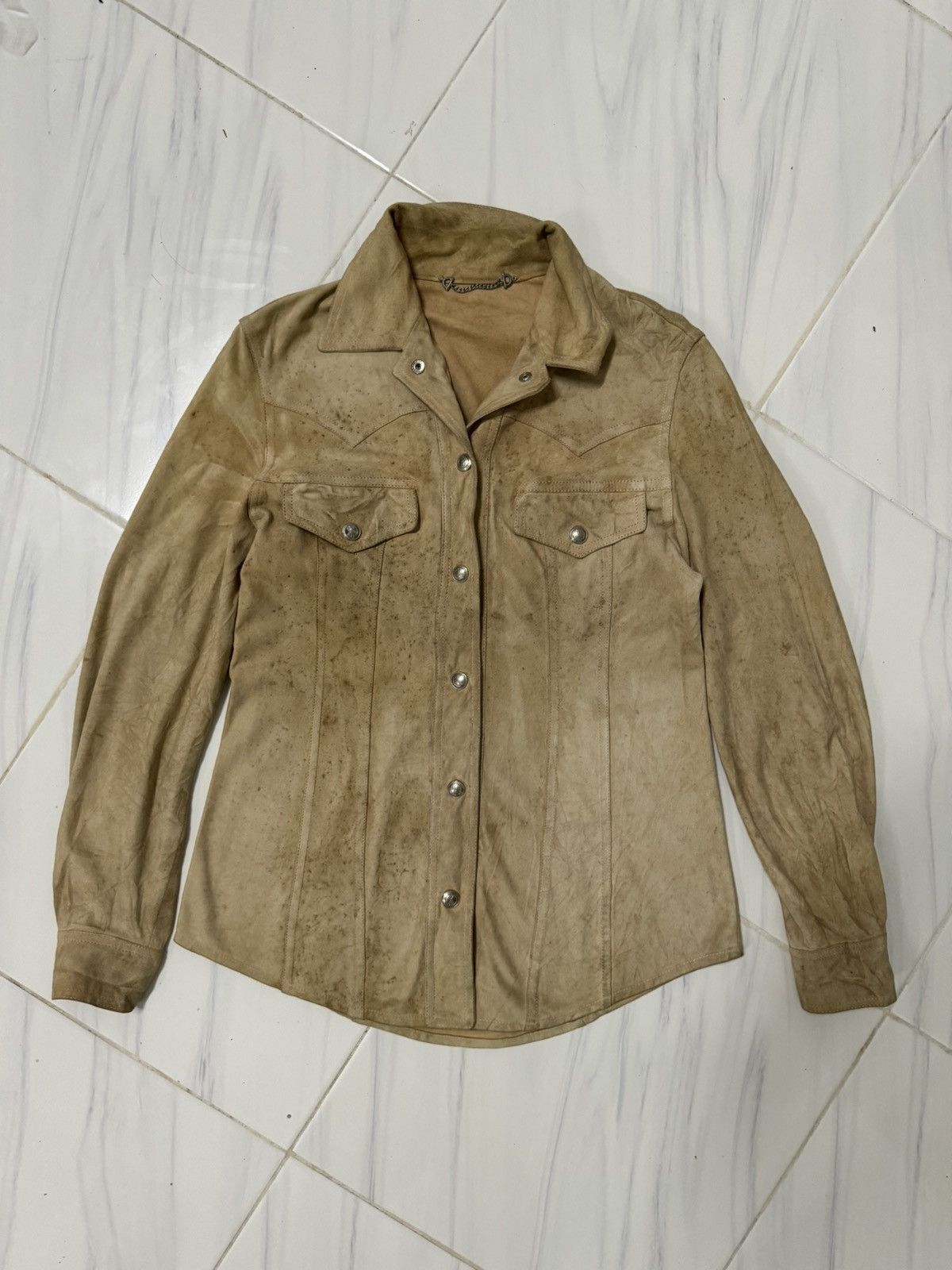 Gucci Gucci suede leather jacket size 40 Size S / US 4 / IT 40 - 14 Thumbnail
