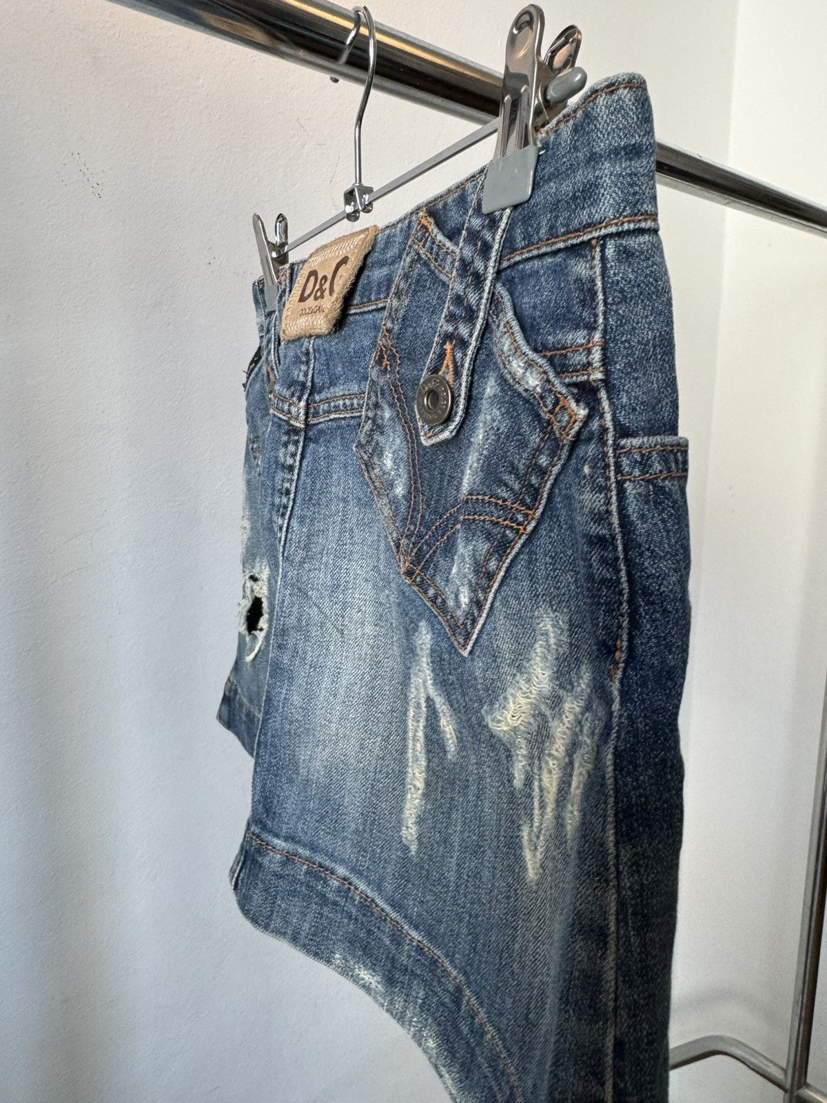 Dolce & Gabbana Step Back into Y2K Glam with this Vintage D&G Mini Skirt! Size 26" / US 2 / IT 38 - 6 Thumbnail