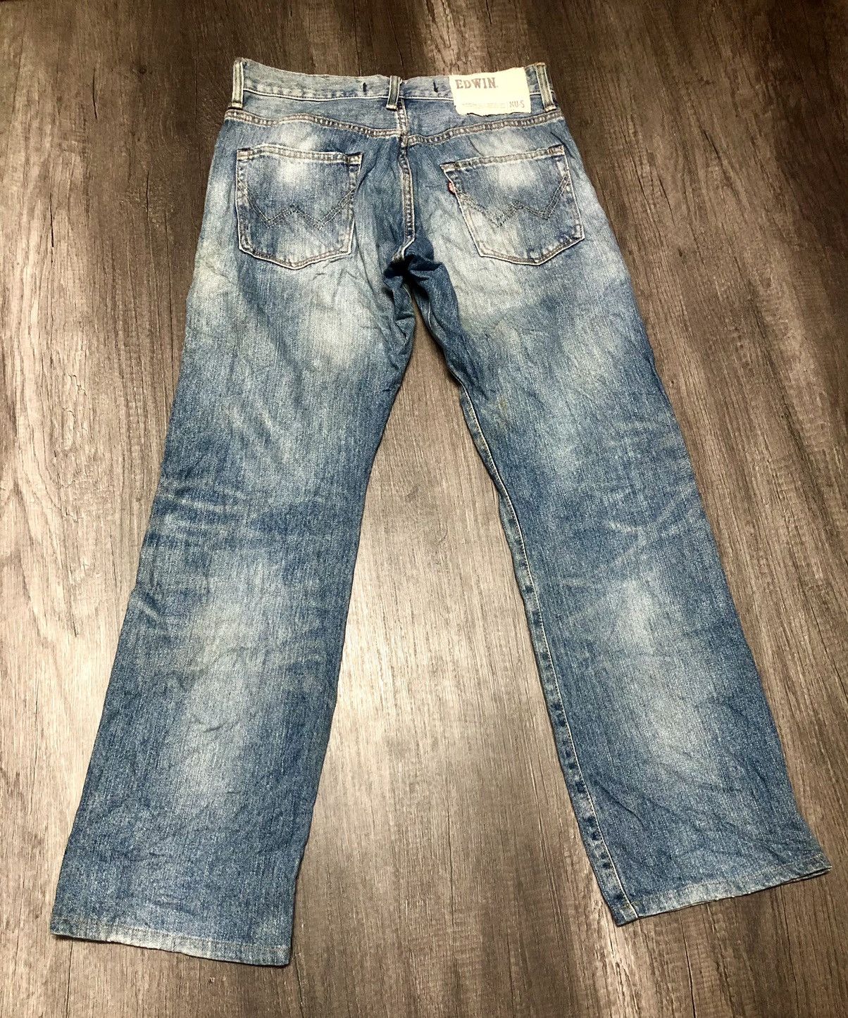 Edwin × Vintage Vintage Edwin XU-S Distressed Denim Size US 30 / EU 46 - 19 Thumbnail