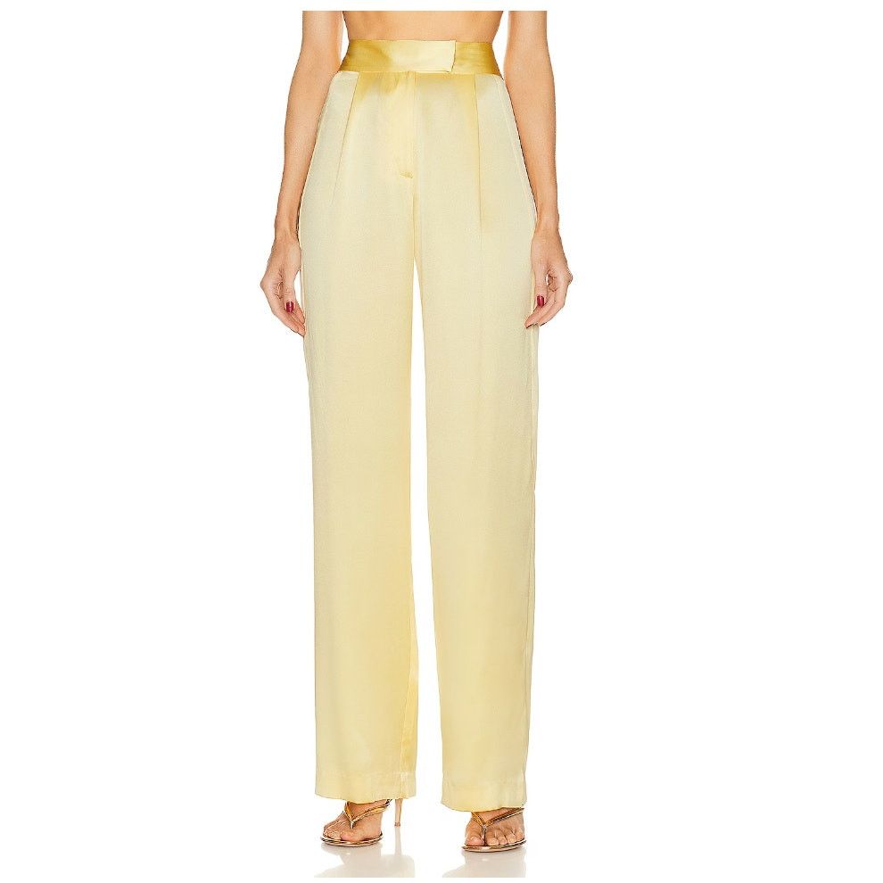 Other The Sei Wide Leg Trouser in Butter Yellow 2 Size 26" / US 2 / IT 38 - 3 Thumbnail