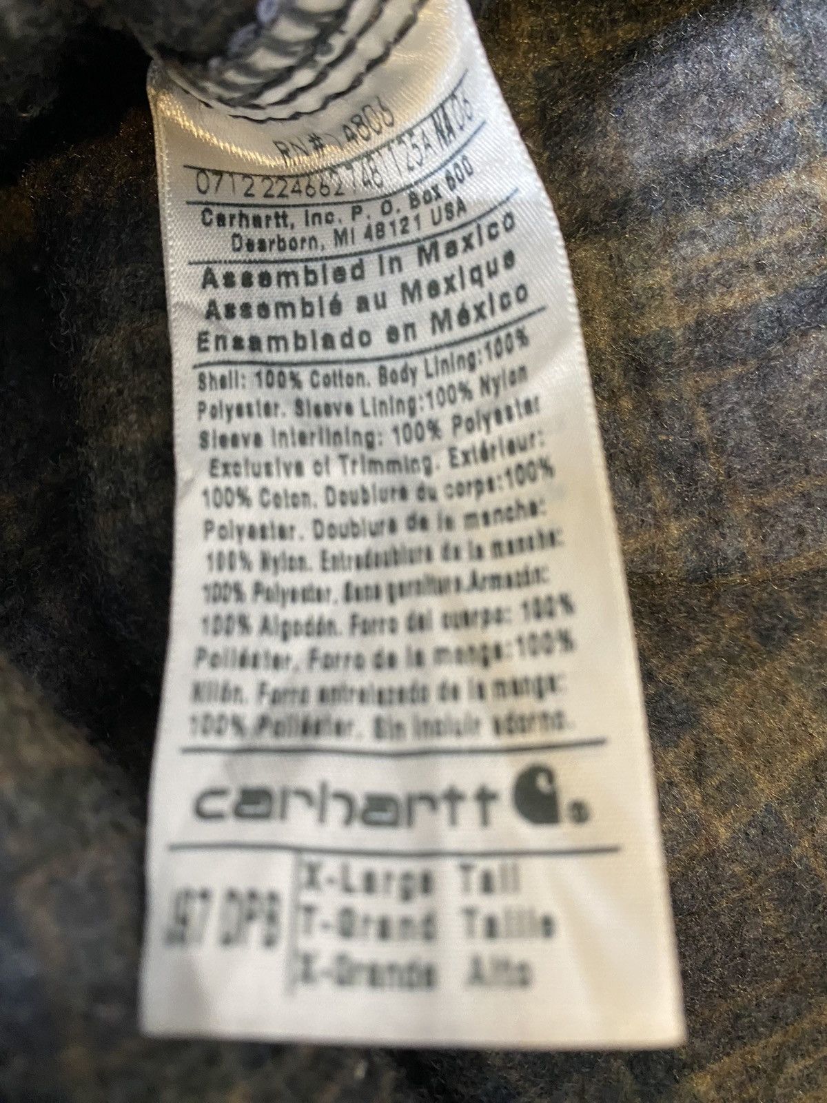 Carhartt Detroit Jacket Carhartt USA size XL J97 DPB blue used Size US XL / EU 56 / 4 - 13 Thumbnail