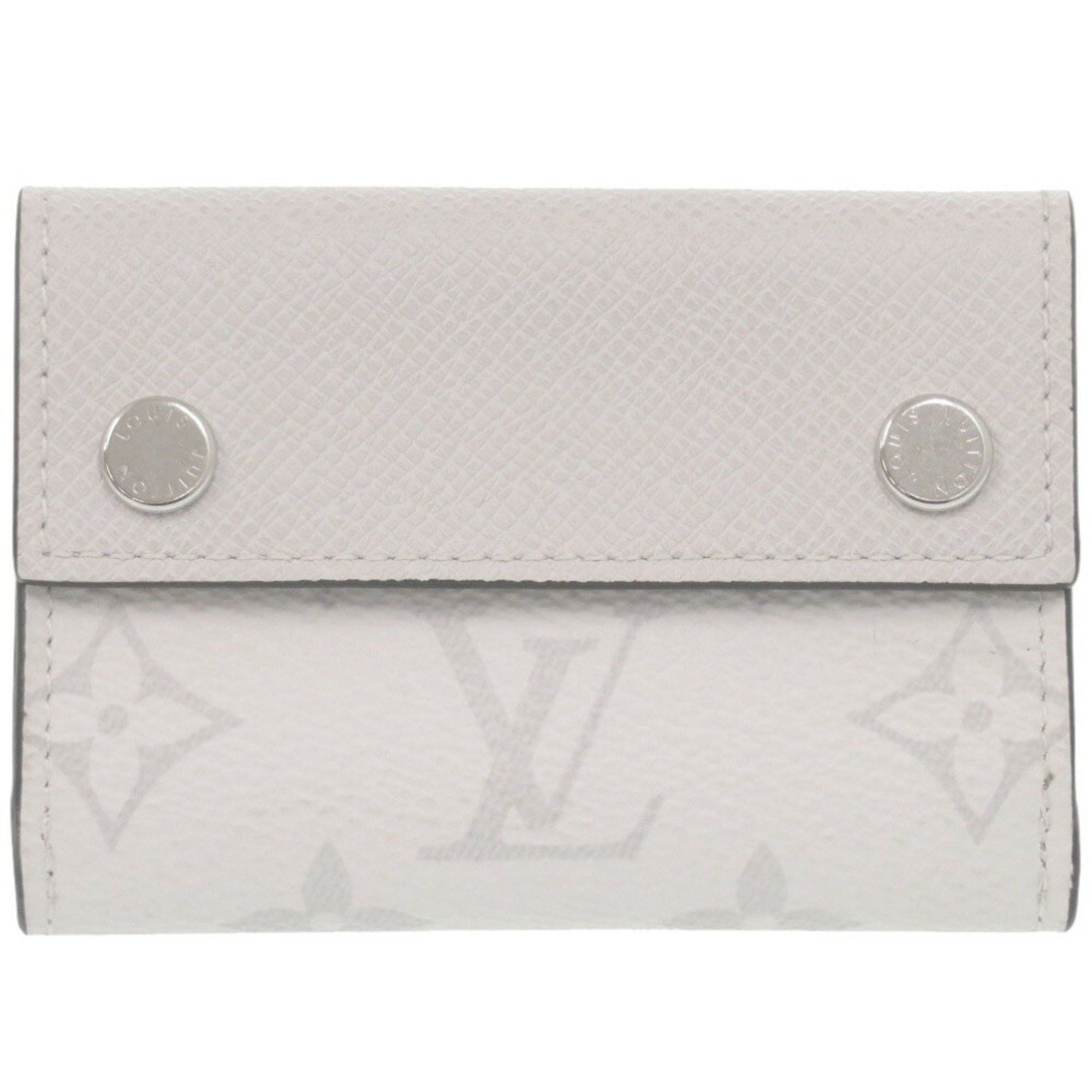 Louis Vuitton Louis Vuitton Taiga Rama Discovery Compact Wallet Monogram M67621 Leather White Tri-fold LV 0837LOUIS VUITTON Size ONE SIZE - 1 Thumbnail