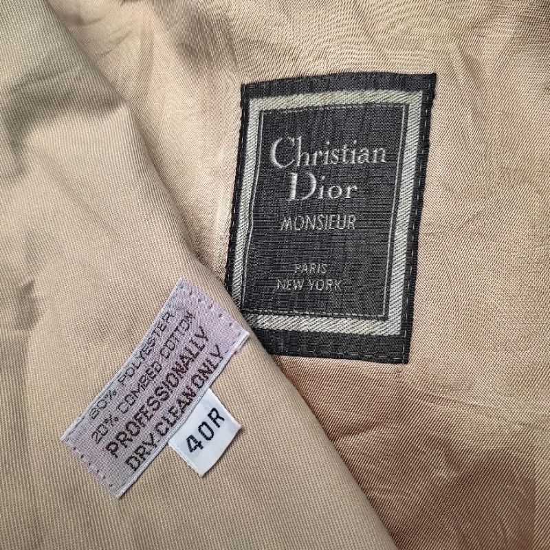 Christian Dior Monsieur Christian Dior Vintage Trench Coat Jacket Size M / US 6-8 / IT 42-44 - 8 Thumbnail