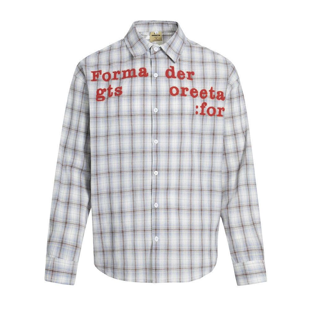 Vintage American retro men's loose casual plaid long-sleeved shirt Size US M / EU 48-50 / 2 - 1 Thumbnail