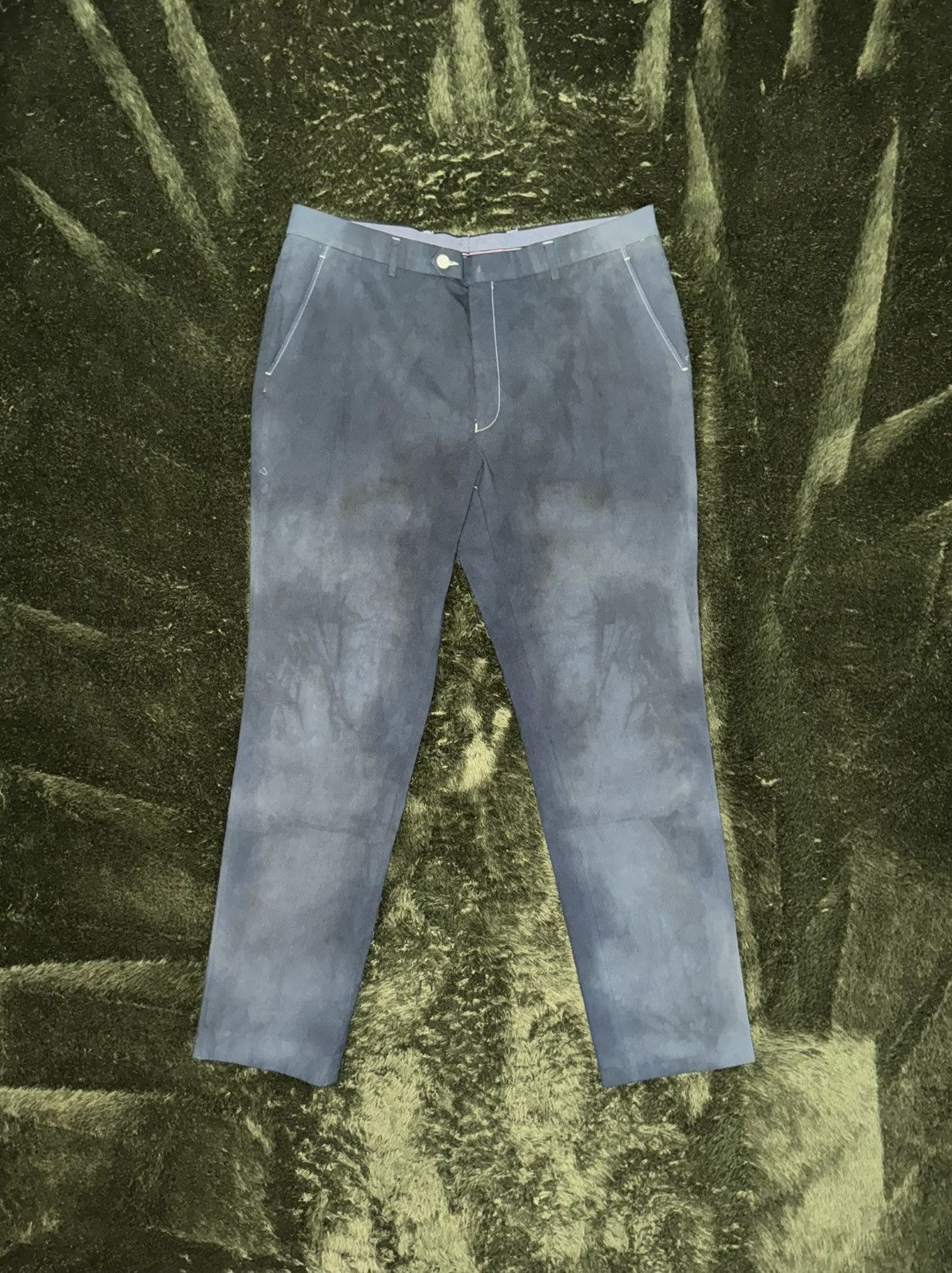 Tommy Hilfiger [W38/L32] Tommy Hilfiger hand dying washed cotton trouser Size US 38 / EU 54 - 1 Thumbnail
