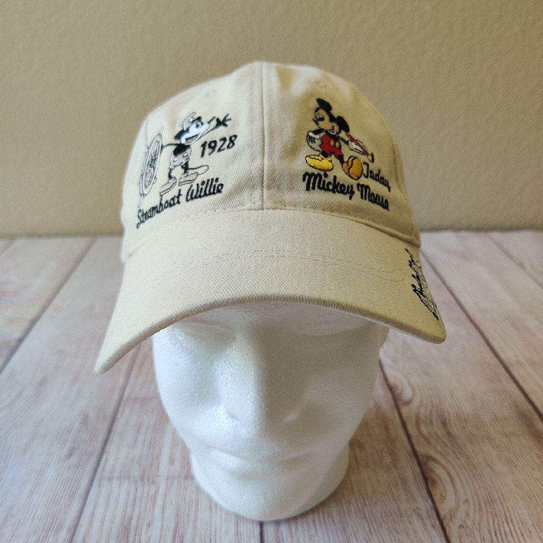 Disney Vintage Y2K history Mickey embroidered adult baseball cap Size ONE SIZE - 2 Thumbnail