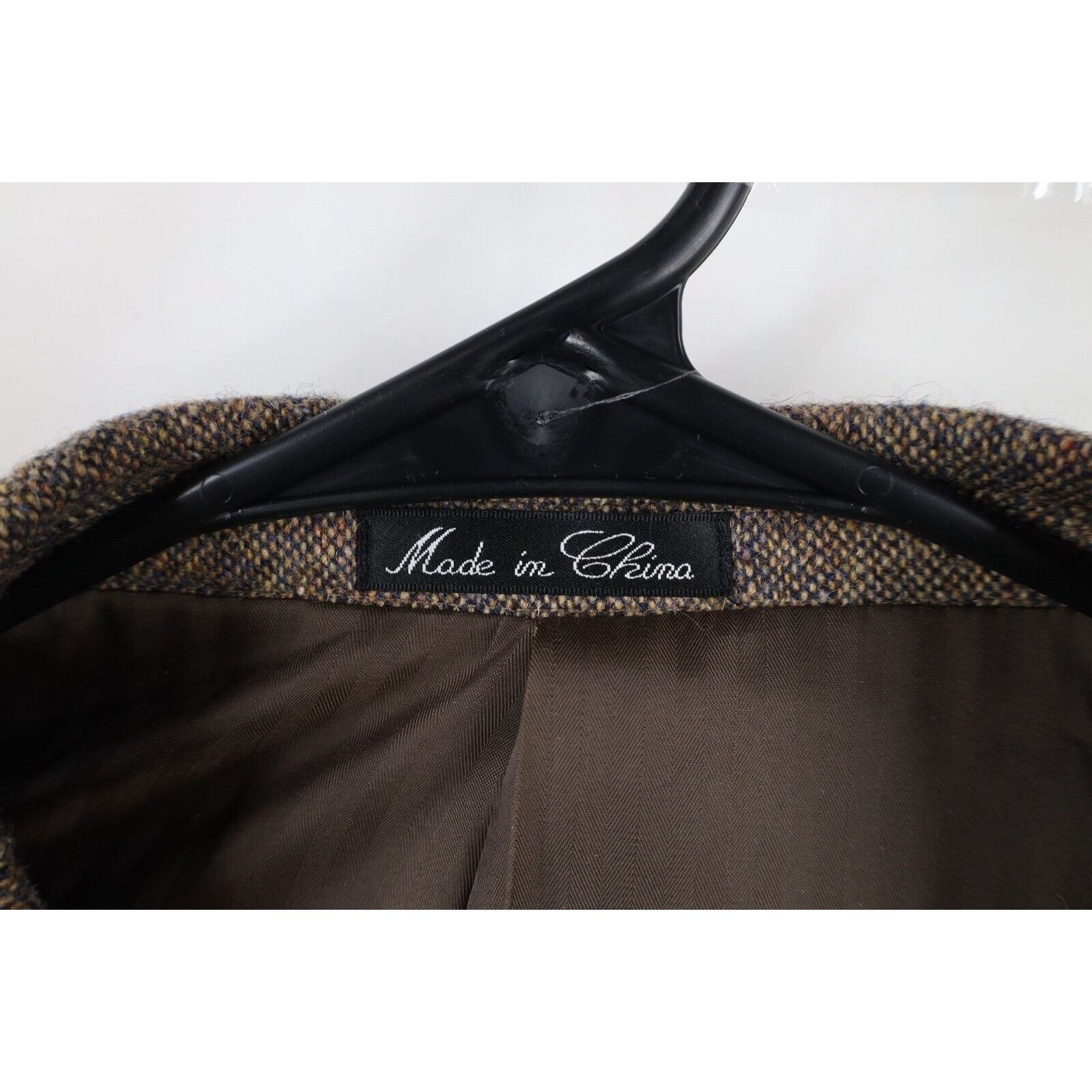 Vintage Vintage 90s Streetwear Wool Tweed 2 Button Suit Coat Jacket Size US L / EU 52-54 / 3 - 8 Thumbnail