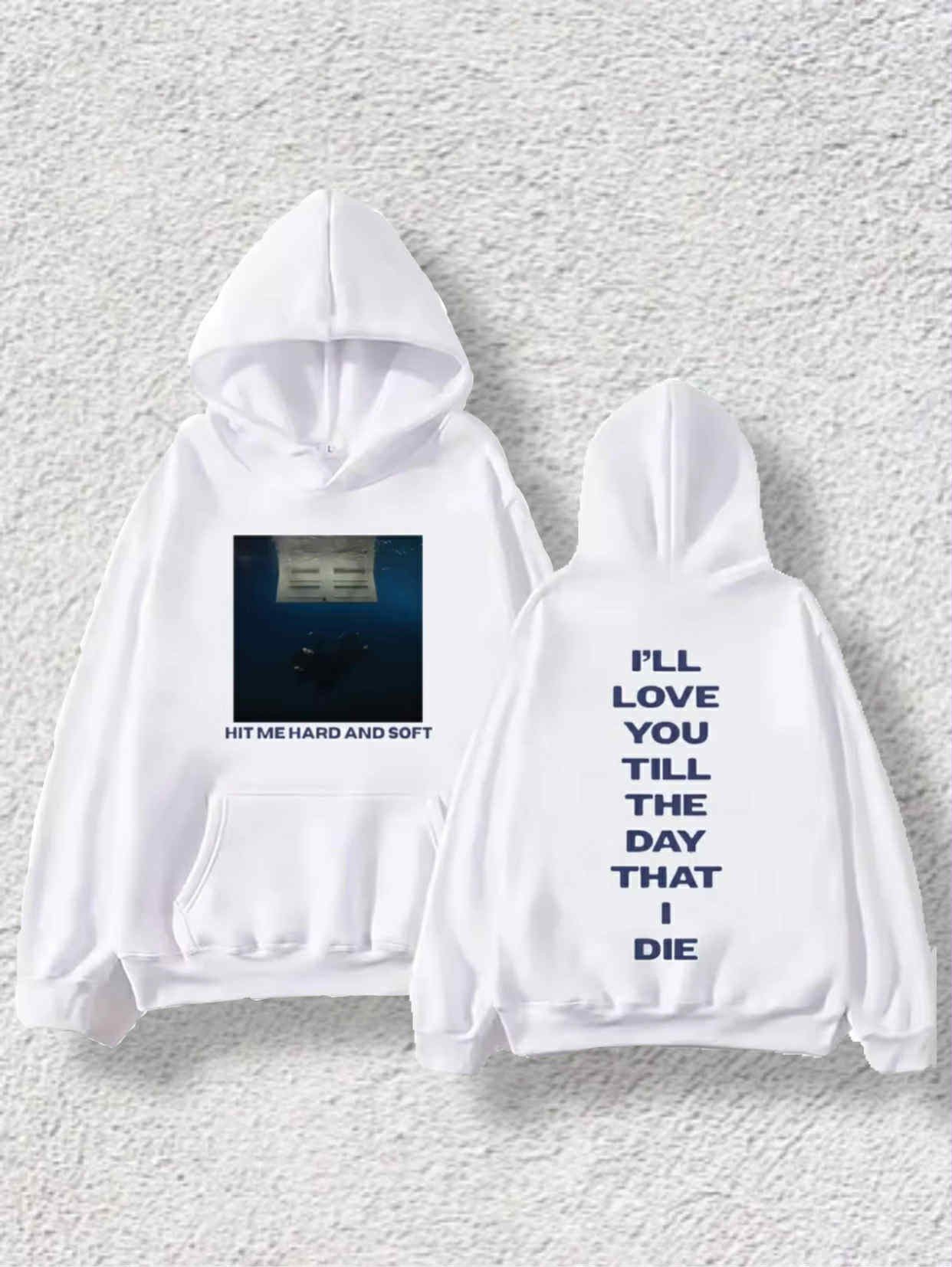 Other Billie Eilish hoodie hit me hard and soft birds of a feather Size ONE SIZE - 1 Preview