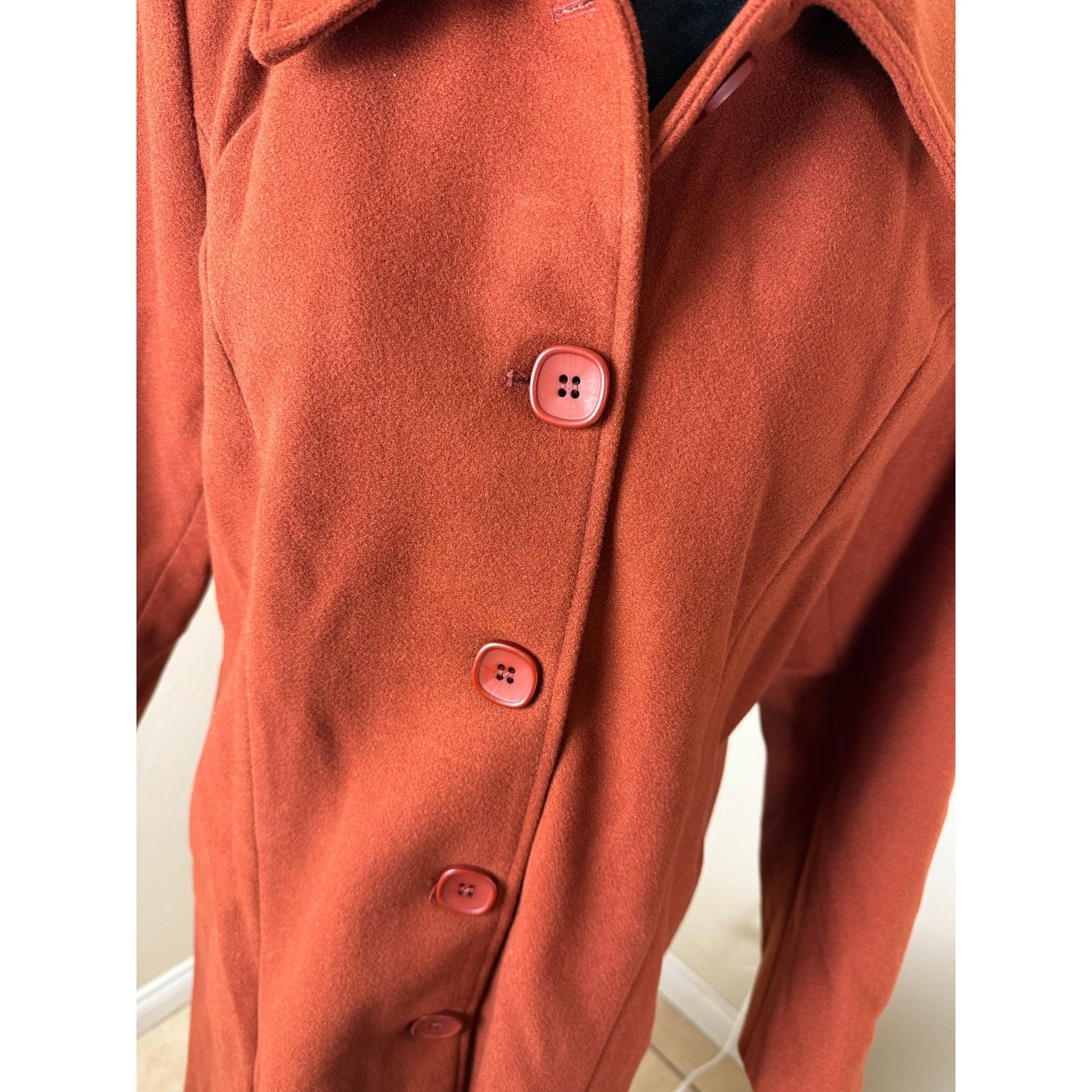 Other Fashion Collection Brown/Red-Orange Coat - Size M Size M / US 6-8 / IT 42-44 - 6 Thumbnail