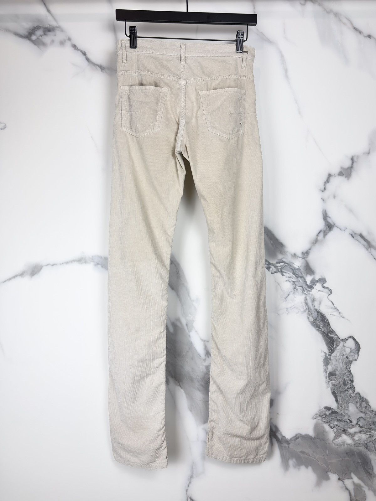 Dior × Hedi Slimane AW04 Dior Homme VOTC Faded & Distressed Corduroy Jeans Pants Size US 27 - 2 Thumbnail