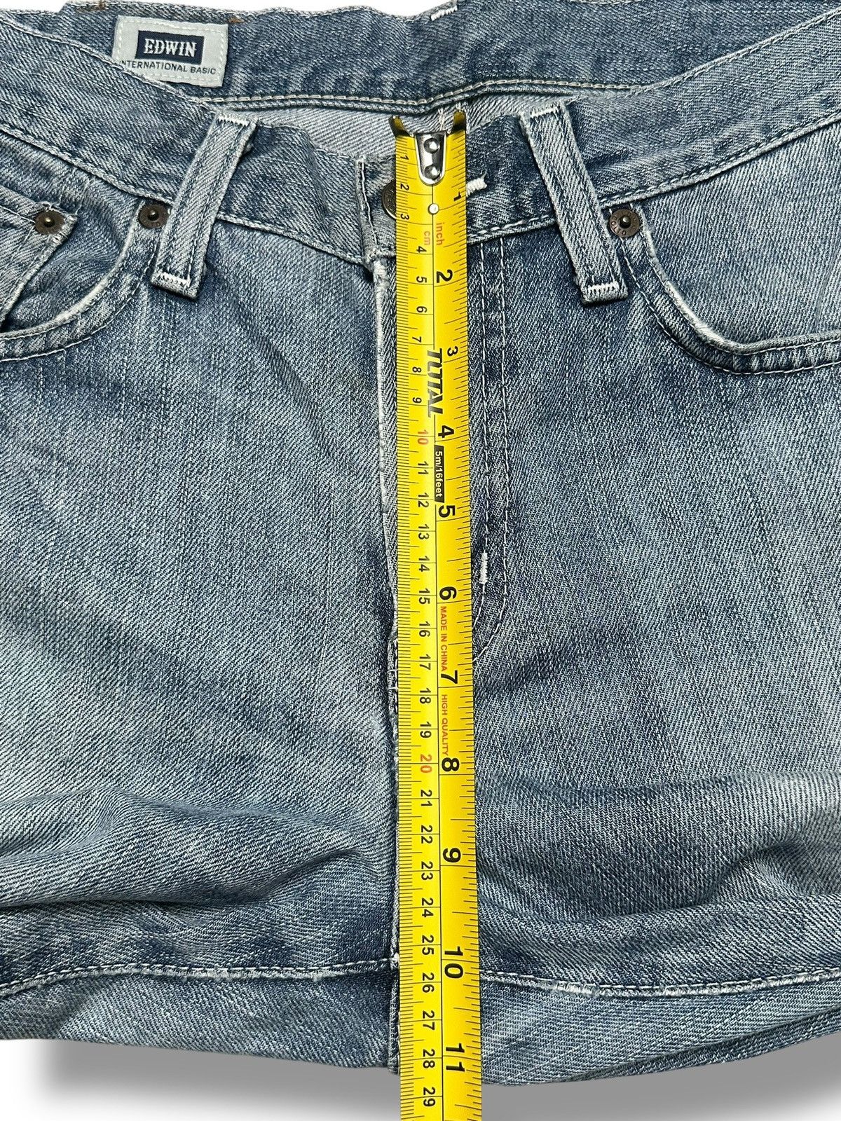 Edwin Edwin 403 Vintage With Distressed Straight Leg & Faded Wash Size US 30 / EU 46 - 20 Thumbnail