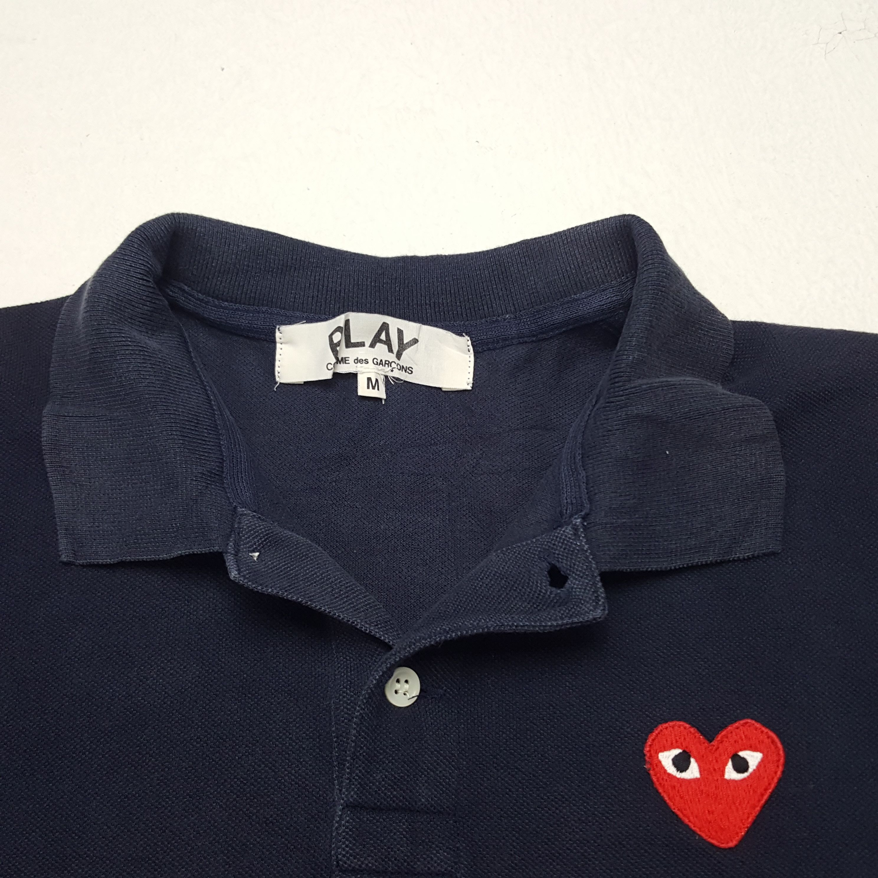 Comme des Garcons PLAY × Japanese Brand × Vintage Vintage Comme des Garcons Play Japanese Brand Polos Size US S / EU 44-46 / 1 - 4 Thumbnail