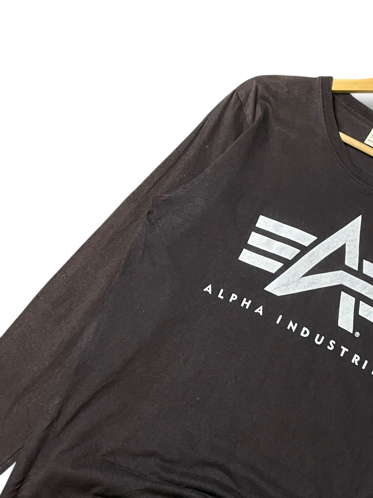 Alpha Industries × Japanese Brand × Vintage Alpha Industries Basic Long Sleeve Shirt (75) Size US L / EU 52-54 / 3 - 2 Thumbnail