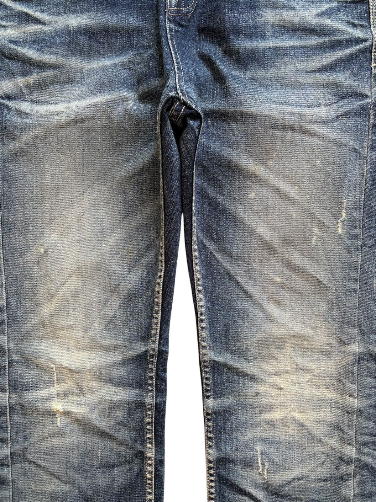 Japanese Brand Vintage Japanese Brand Faded Mud Wash Distressed Jeans Size US 34 / EU 50 - 5 Thumbnail