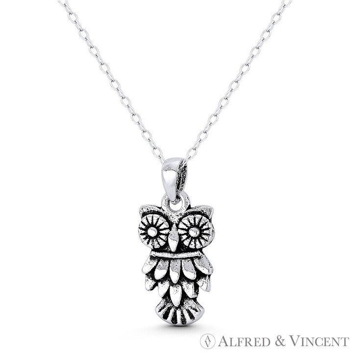 Other Perched Owl Bird Animal Charm 23x11mm Pendant Size ONE SIZE - 1 Preview