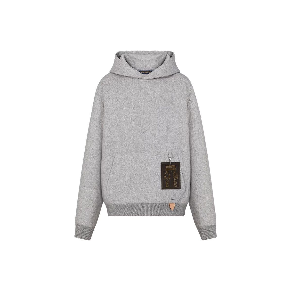 image of Louis Vuitton | Louis Vuitton Staples Edition Wool in Grey, Men's (Size 2XL)