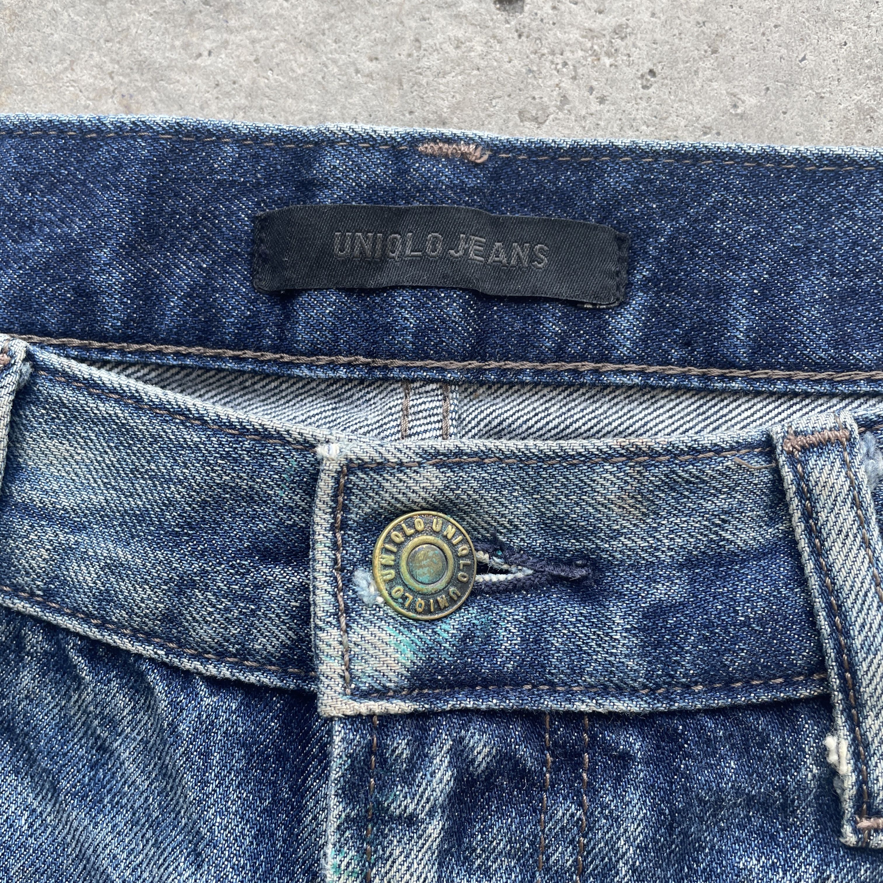 Japanese Brand Vintage Japanese Stonewashed Faded Distressed Jeans Pants Size US 33 - 6 Thumbnail