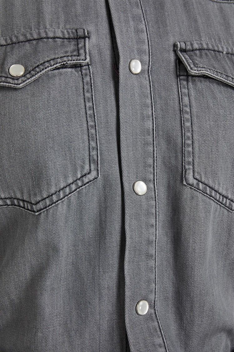 Maje MAJE Denim playsuit Gray Size FR 40 Original Price $340 Size 28" / US 6 / IT 42 - 3 Thumbnail