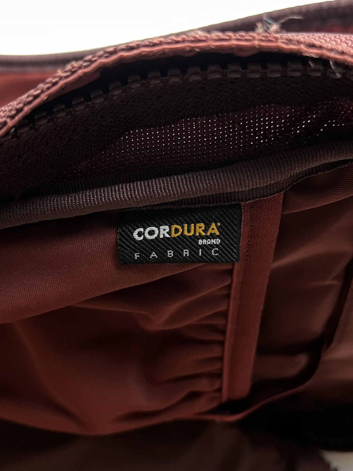 Visvim Visvim SS15 Ballistic Cordura 20L Backpack Burgundy w/ Suede Size ONE SIZE - 22 Thumbnail
