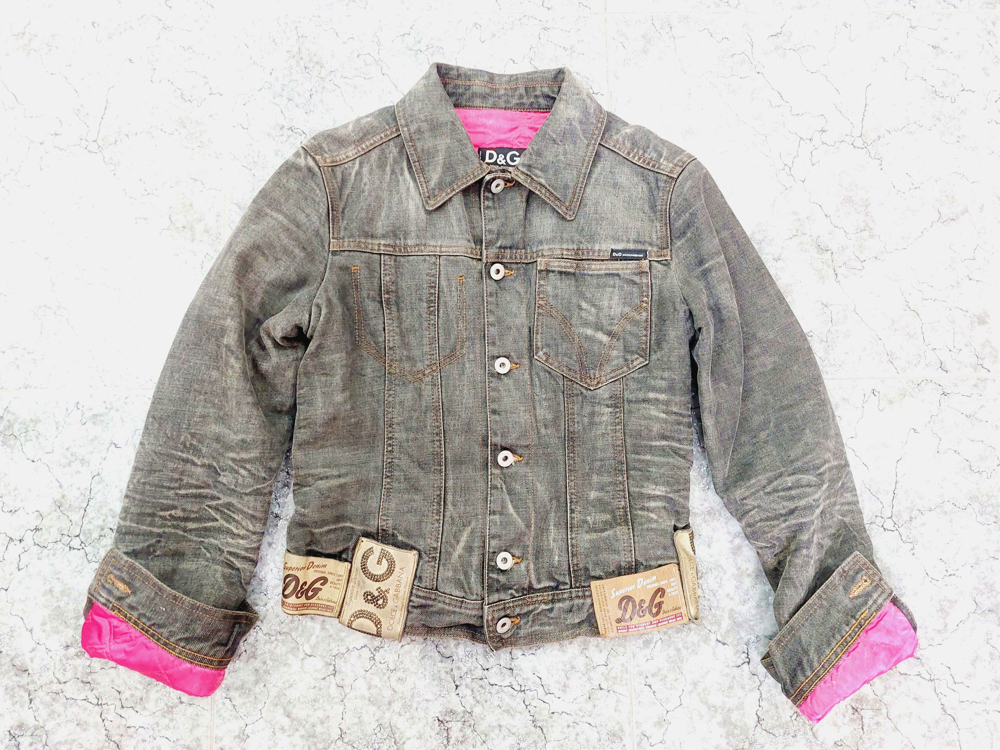 Dolce & Gabbana Dolce and Gabbana D&G Leather Patch Tab Jacket Size S / US 4 / IT 40 - 5 Thumbnail
