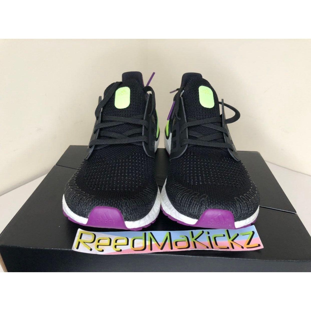 Adidas Adidas Ultraboost 20 Black Purple Kids 5Y Size US 5 / EU 37 - 2 Thumbnail