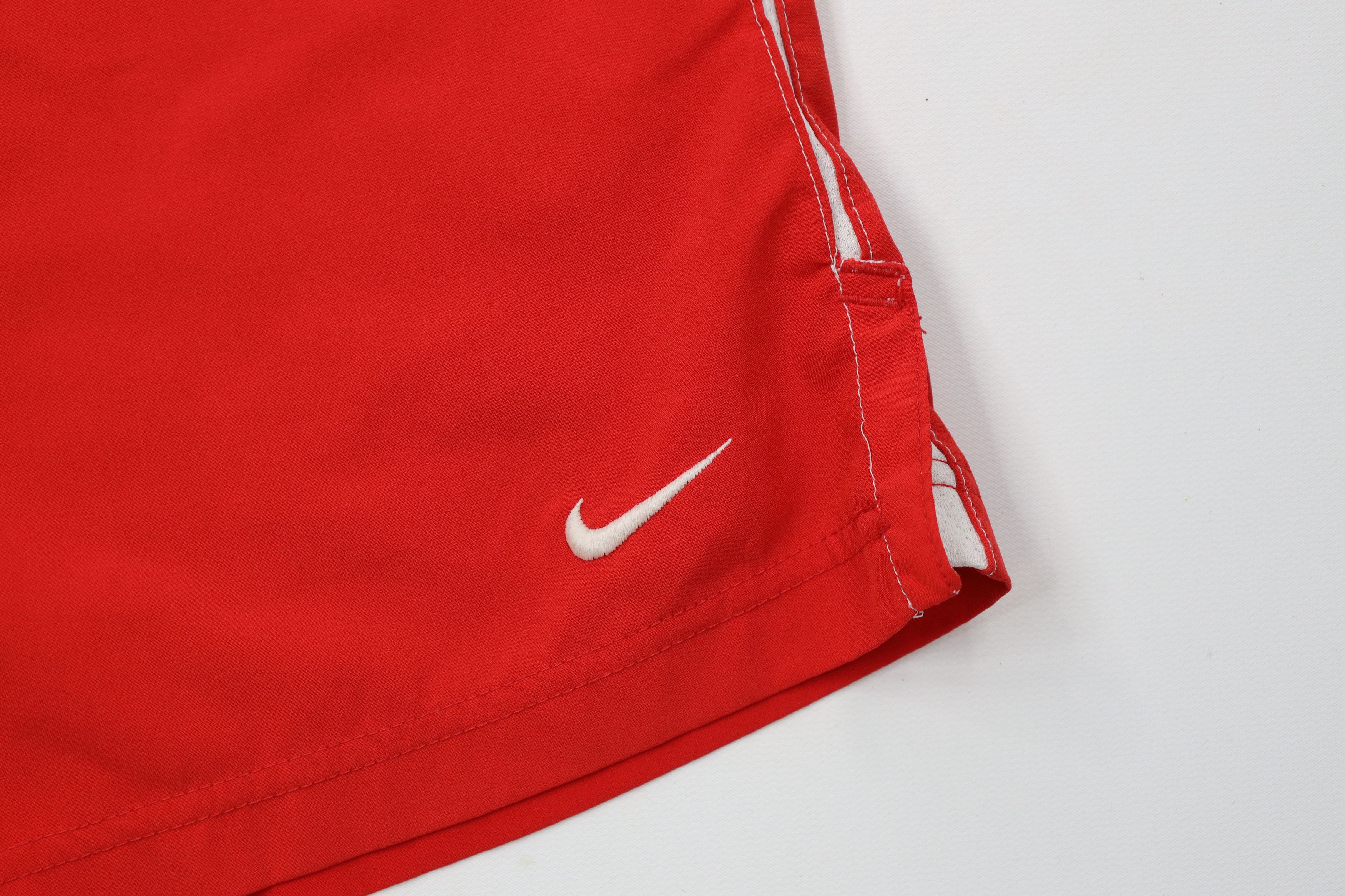 Nike Vintage Nike Mini Swoosh Running Jogging Soccer Shorts Red Size US 36 / EU 52 - 5 Thumbnail