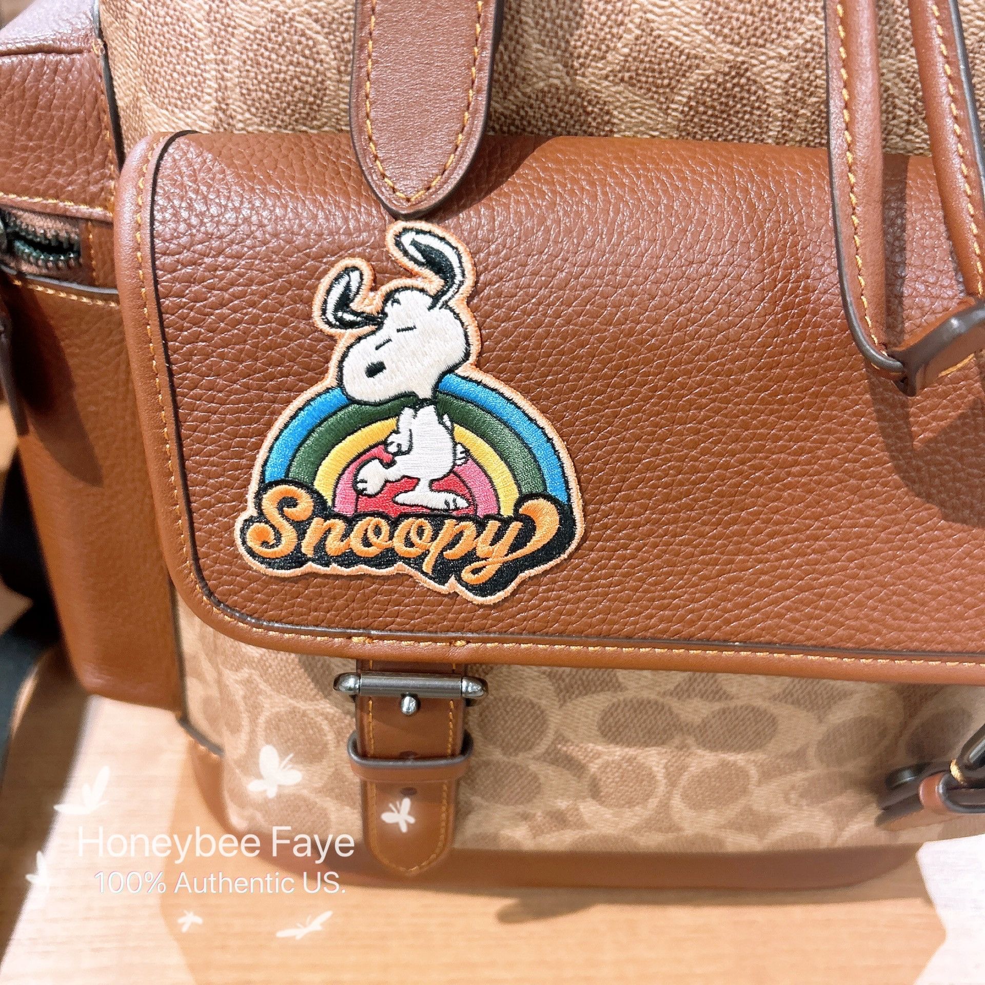 Coach MEN's Coach X Peanuts Sprint Backpack With Patches CBI44 Size ONE SIZE - 6 Thumbnail
