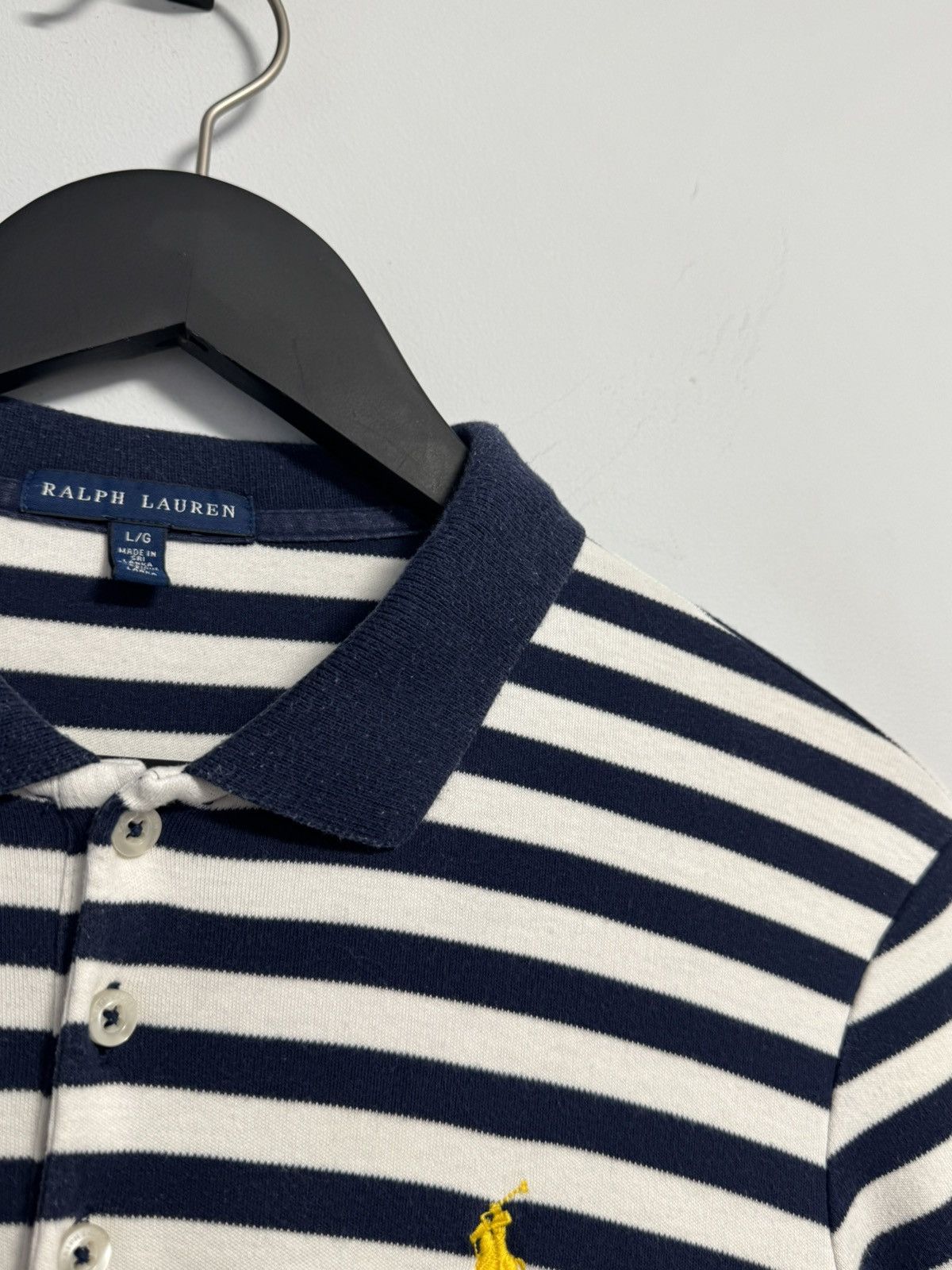 Ralph Lauren Ralph Lauren Striped Cotton Polo Dress Size L / US 10 / IT 46 - 6 Thumbnail