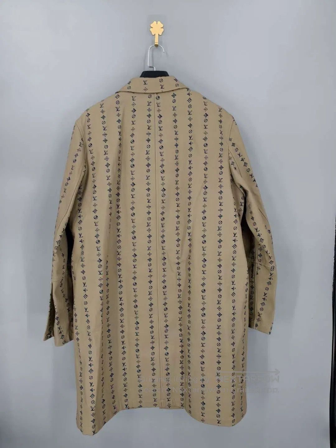 Louis Vuitton Louis Vuitton Monogram Print Cuban Collar Long Coat| Size US L / EU 52-54 / 3 - 2 Thumbnail