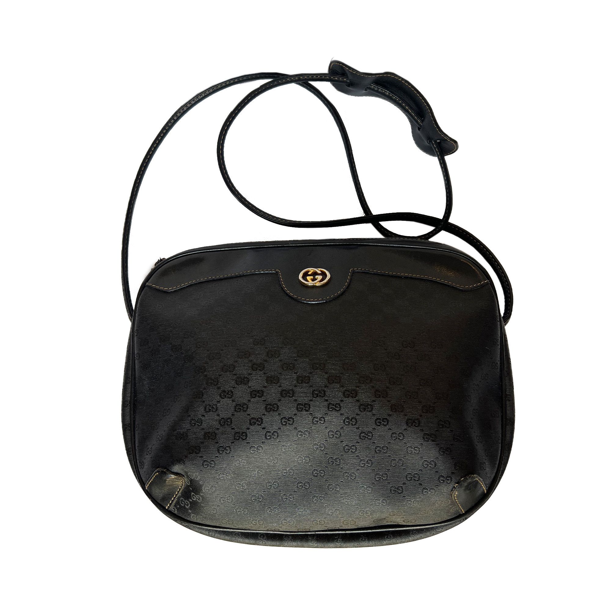 Gucci Gucci vintage Monogram black canvas bag. Size ONE SIZE - 2 Thumbnail