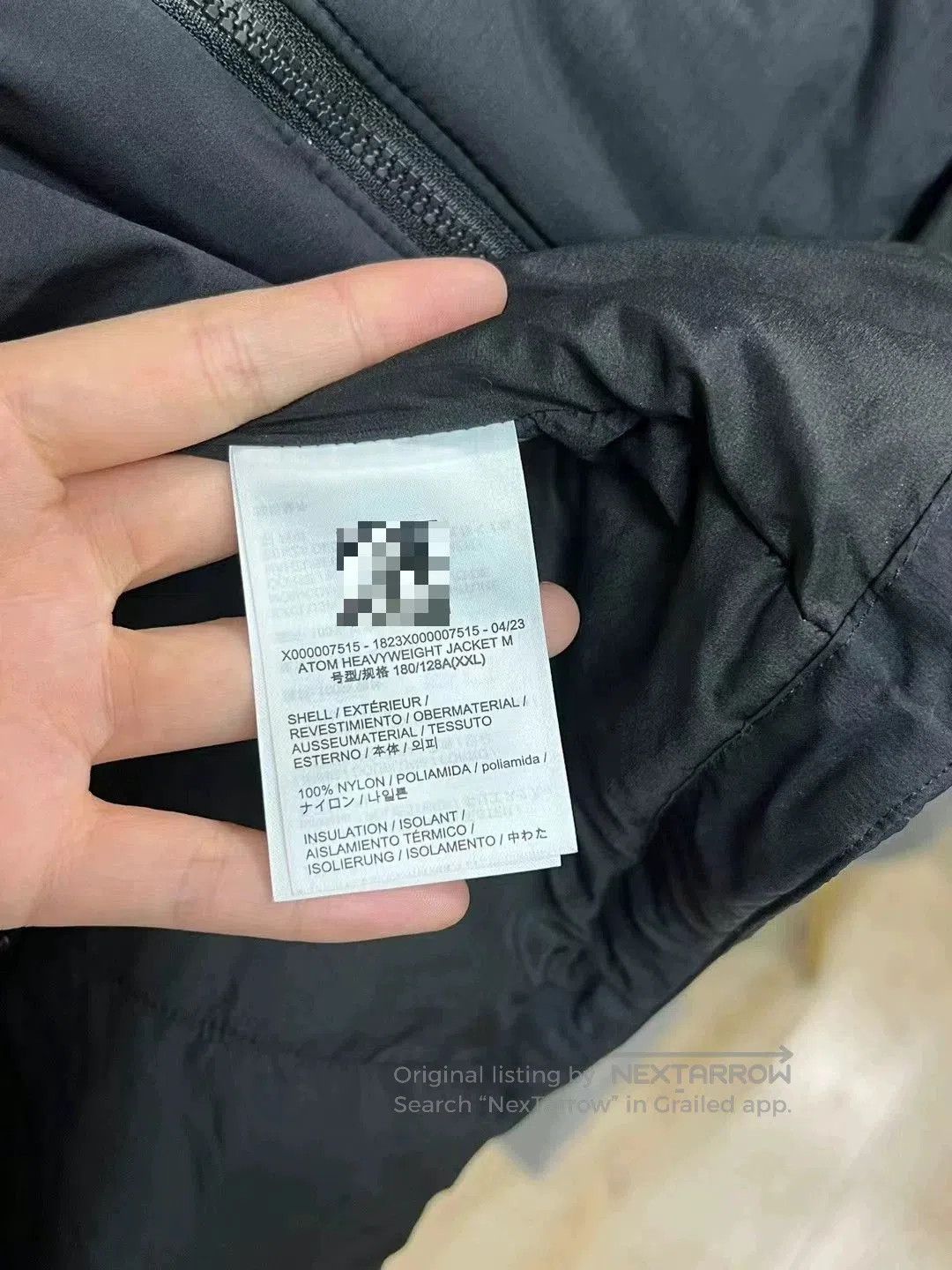 Arc'teryx arcteryx atom jacket in black size XXL. Size US XXL / EU 58 / 5 - 3 Thumbnail
