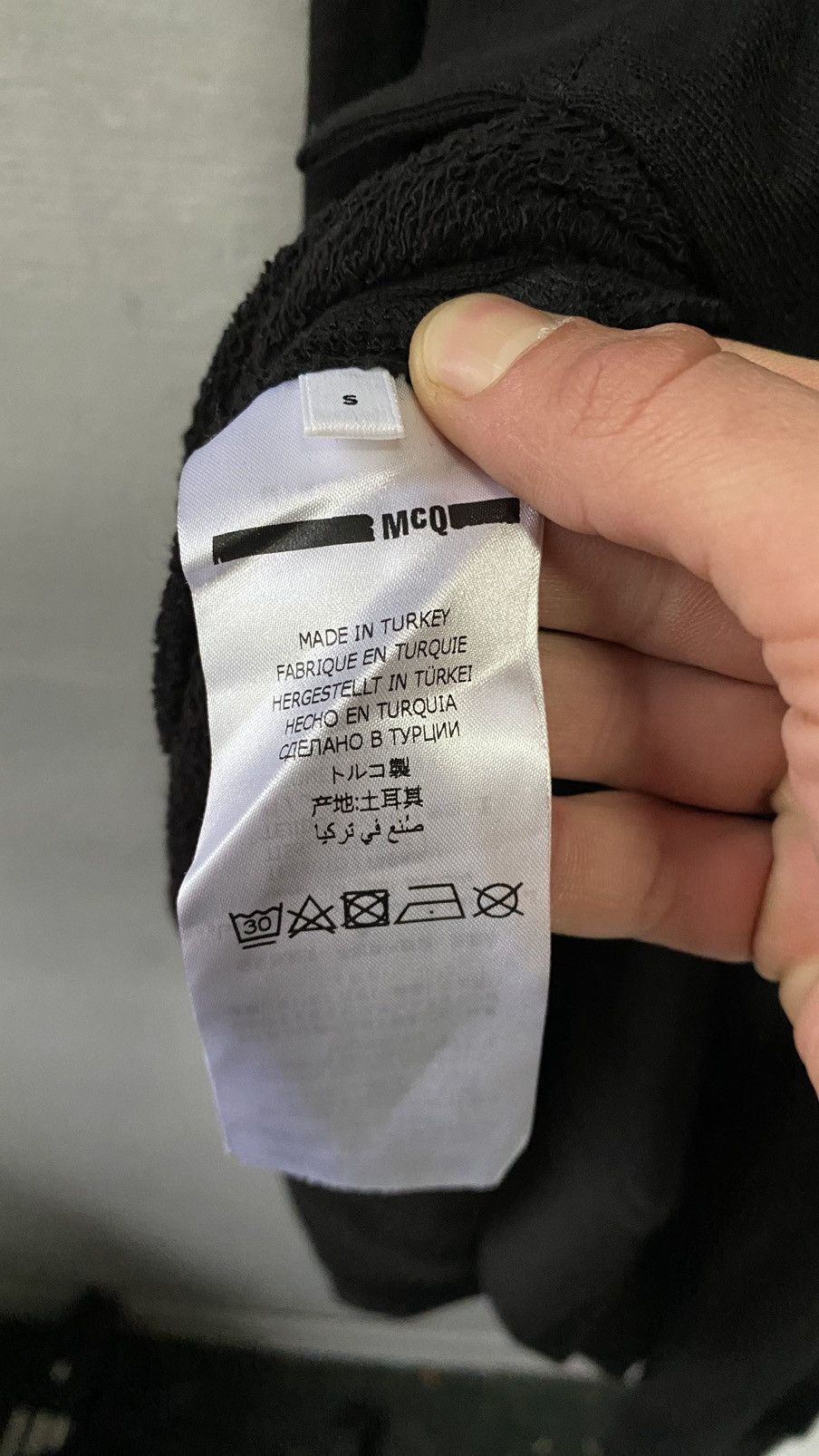 Alexander McQueen McQ Hoodies Black S 2200546991376 Size S / US 4 / IT 40 - 8 Thumbnail