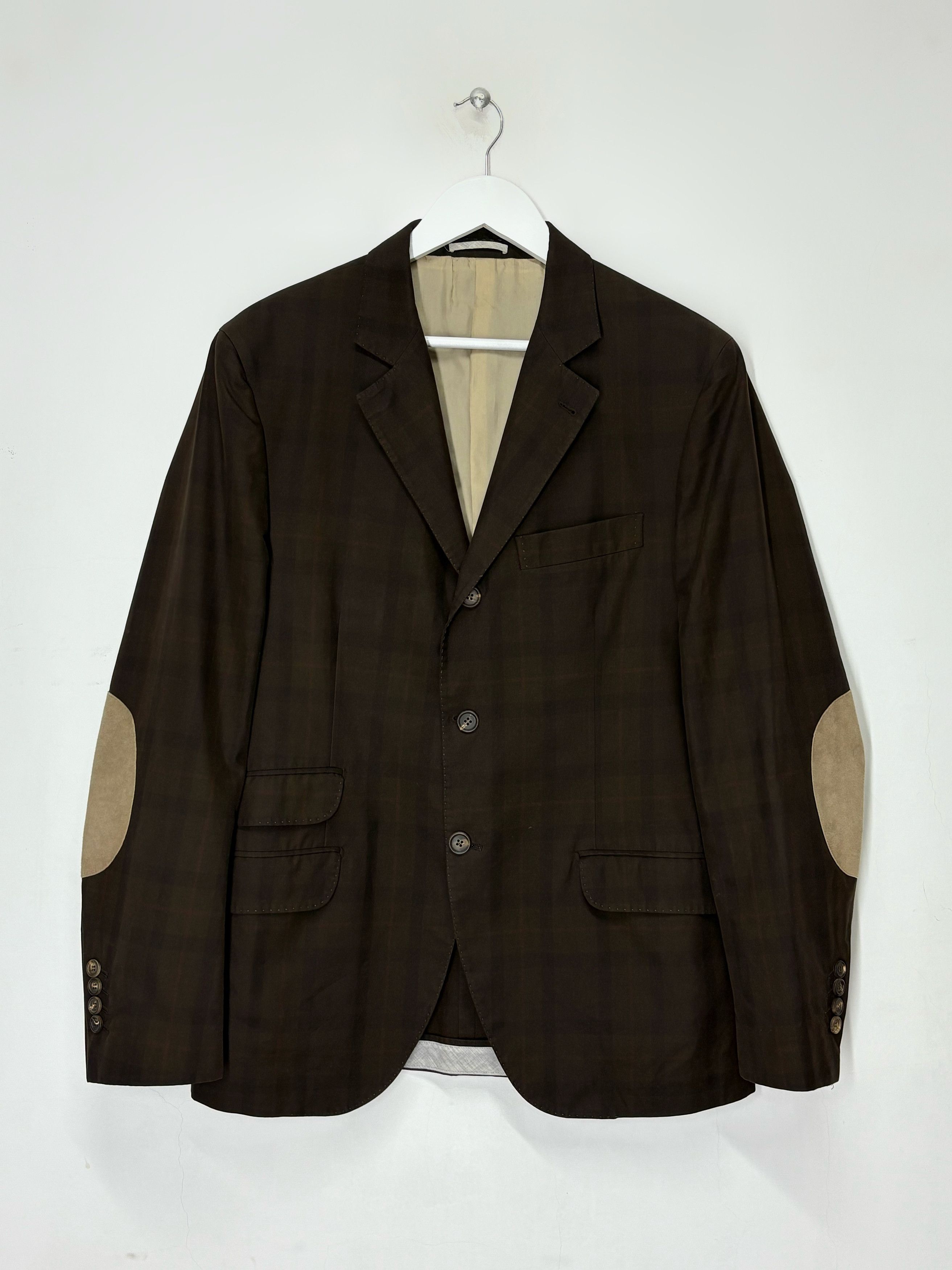 Brunello Cucinelli Brunello Cucinelli Men’s Plaid Print Sport Jacket Size 50R - 1 Thumbnail