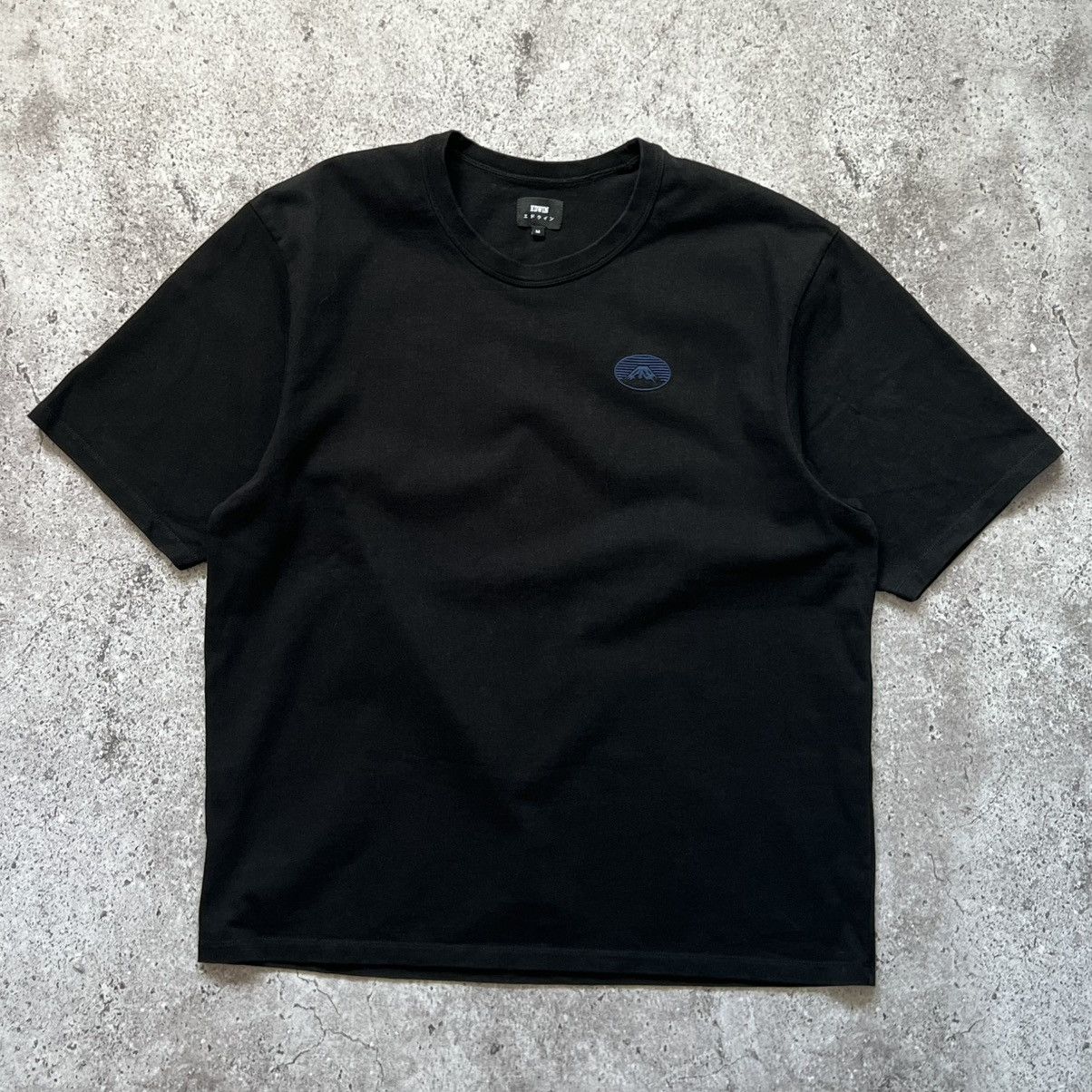 Edwin EDWIN Fuji San II Heavyweight Cotton T-Shirt Black Boxy Size US M / EU 48-50 / 2 - 1 Thumbnail