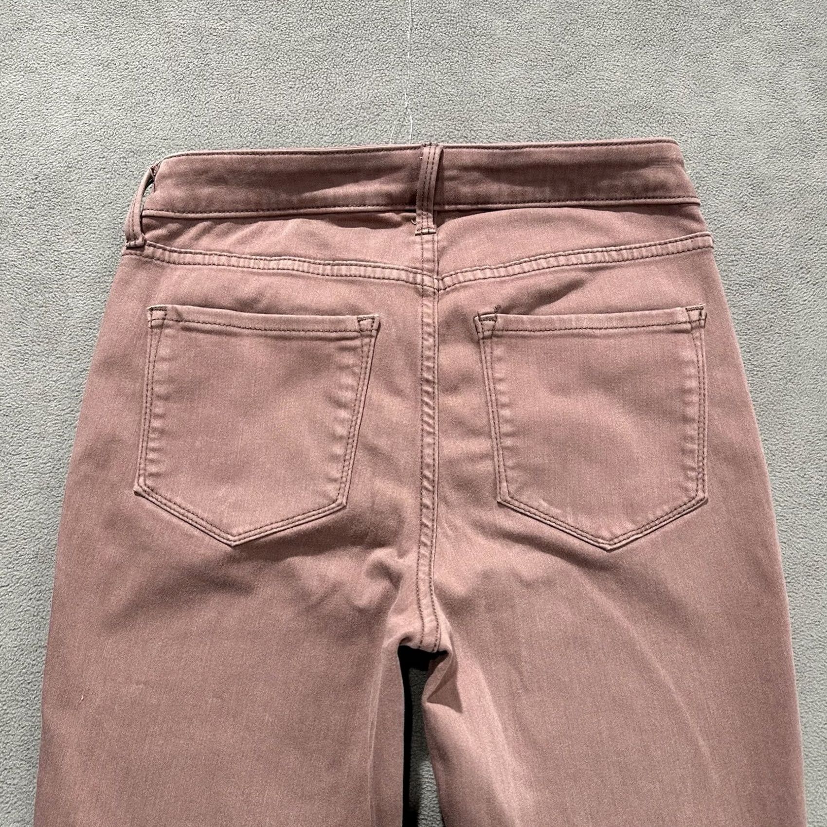 Old Navy Old Navy Rockstar Super Skinny Jeans Womens Size 4 Pink High Rise Denim Size 30" / US 8 / IT 44 - 4 Thumbnail
