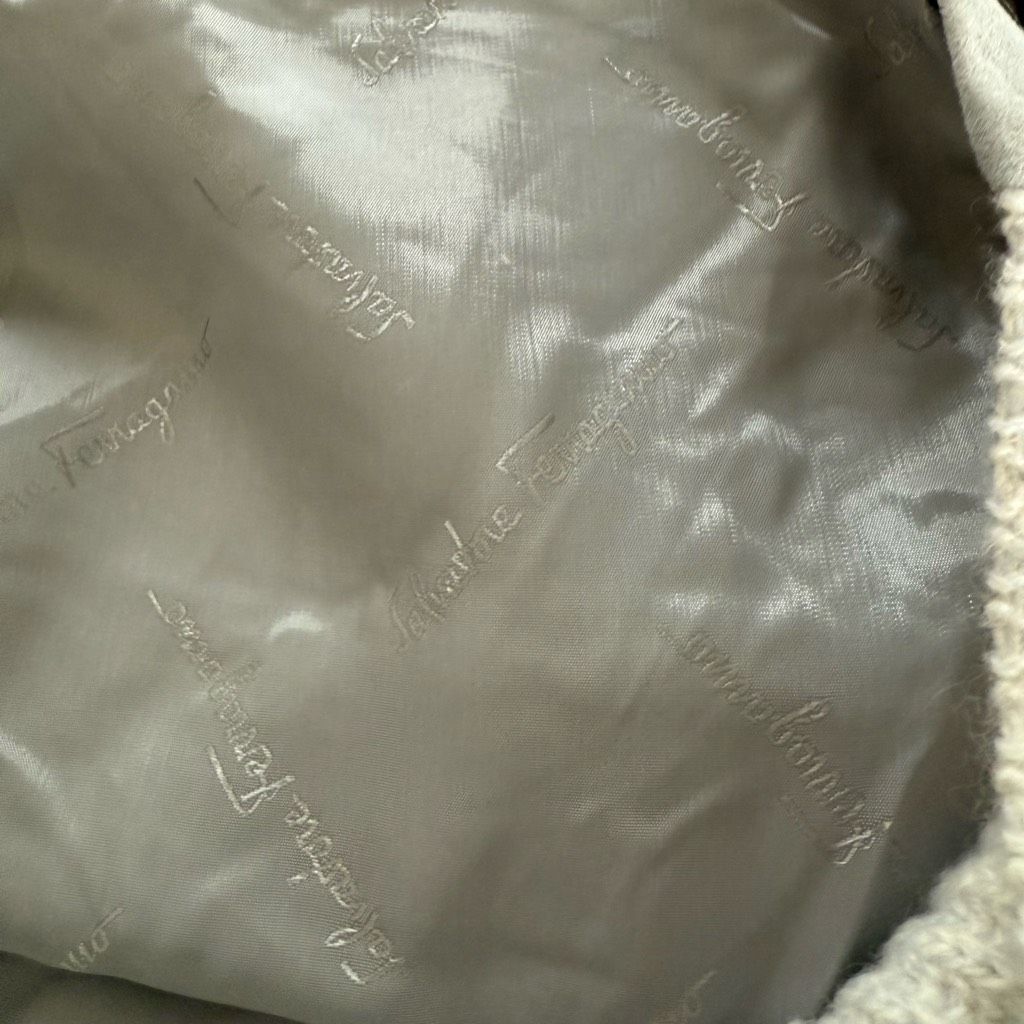 Salvatore Ferragamo Salvatore Ferragamo Wool Cashmere and Sueded Leather Full Zi Size L / US 10 / IT 46 - 8 Thumbnail