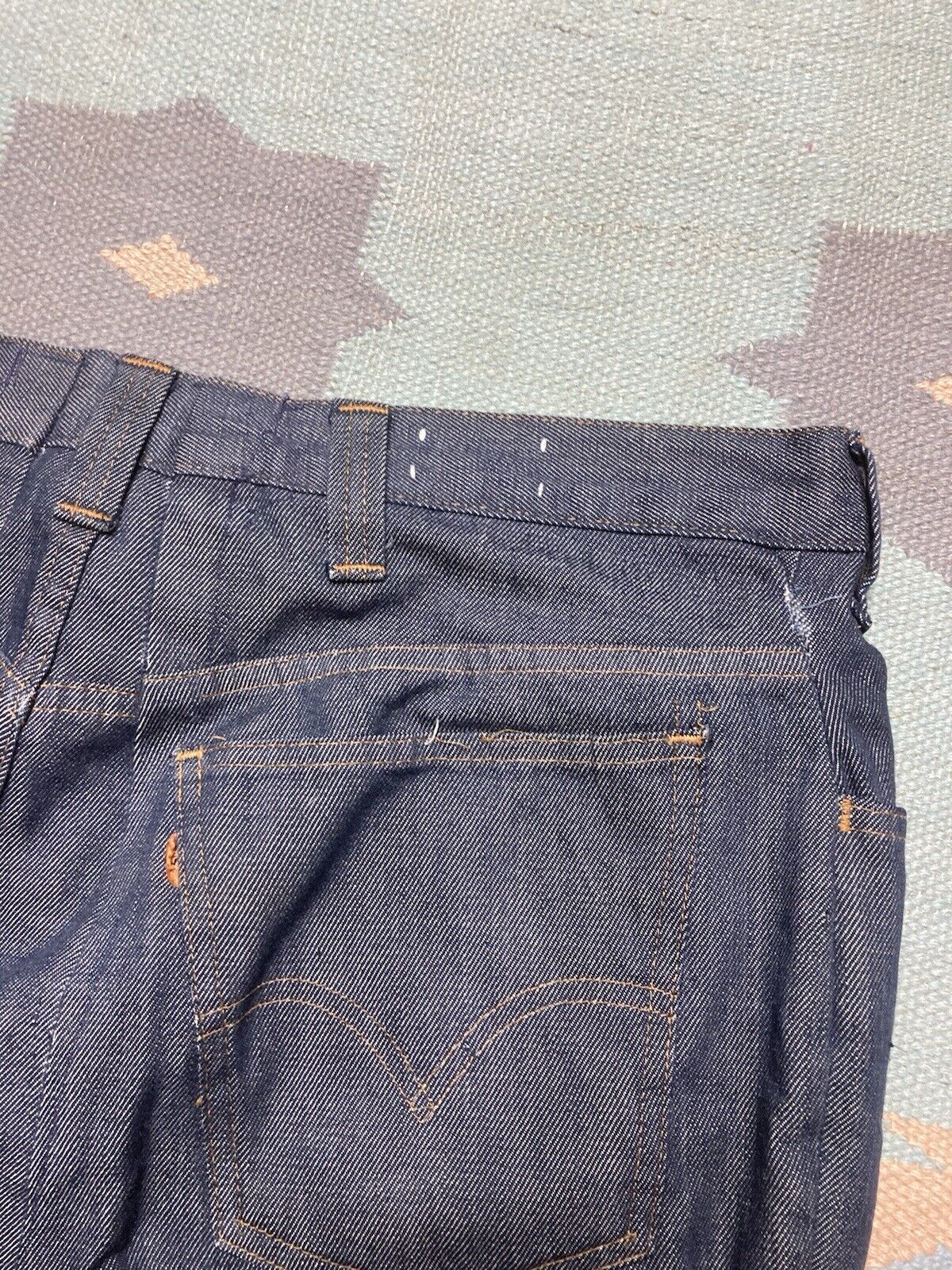 Levi's × Vintage 1970s Levi’s big E jeans 546 orange tab bootcut dark 38x29 Size US 38 / EU 54 - 4 Thumbnail