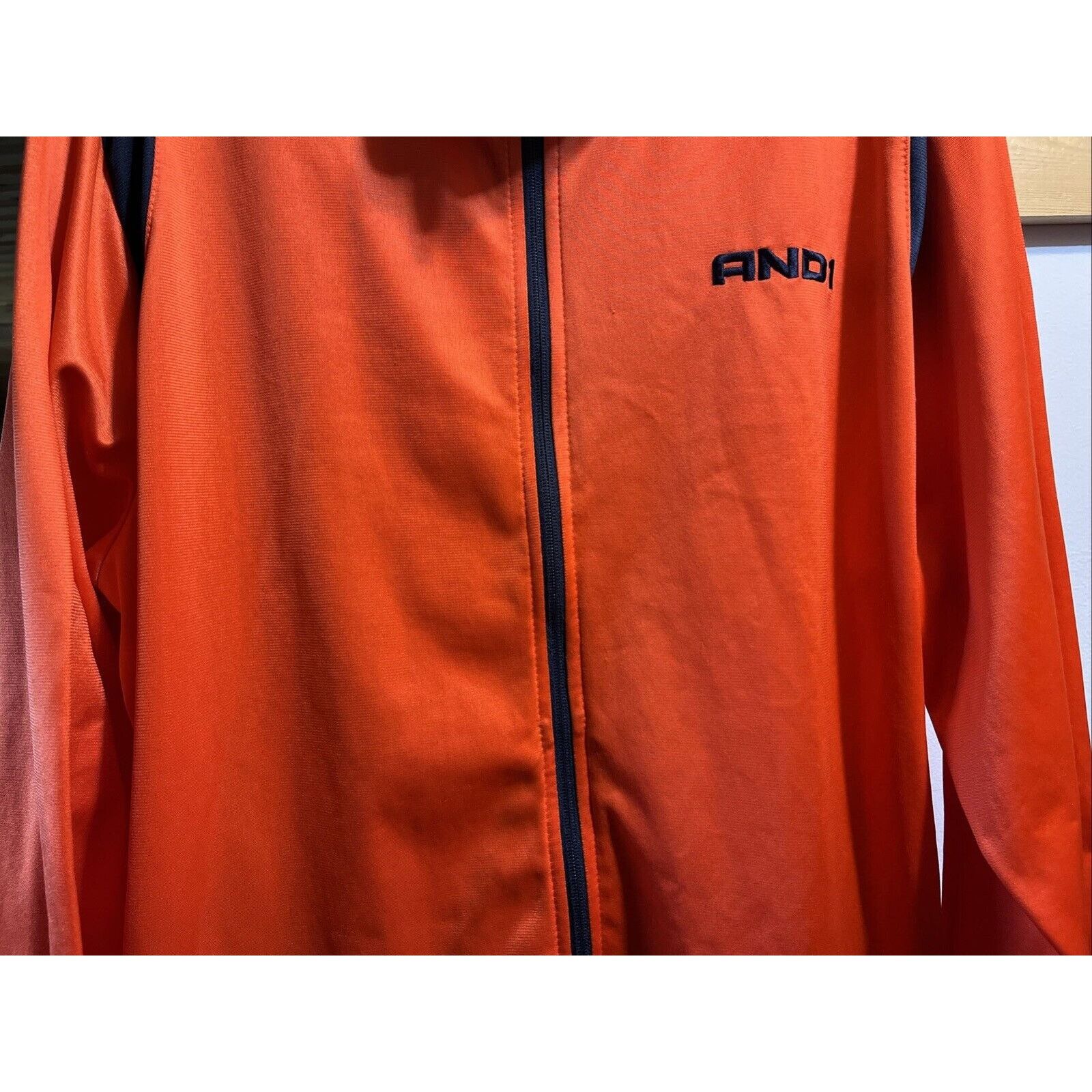 Other and1 basketball track jacket men’s XL orange zip Polyester Size US XL / EU 56 / 4 - 8 Thumbnail