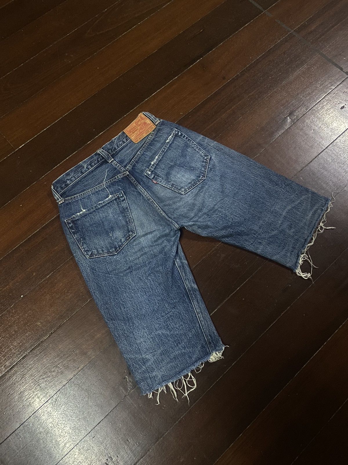 Orslow FIRE 🔥 VINTAGE SUGAR CANE 1947 SHORT JEANS REWORK CUSTOM Size US 30 / EU 46 - 11 Thumbnail