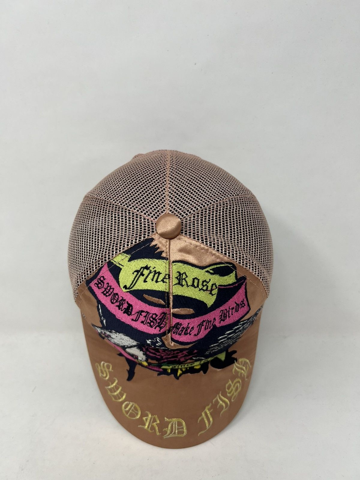 20471120 Fine Rose Fish Archive Trucker Hat Size ONE SIZE - 6 Thumbnail
