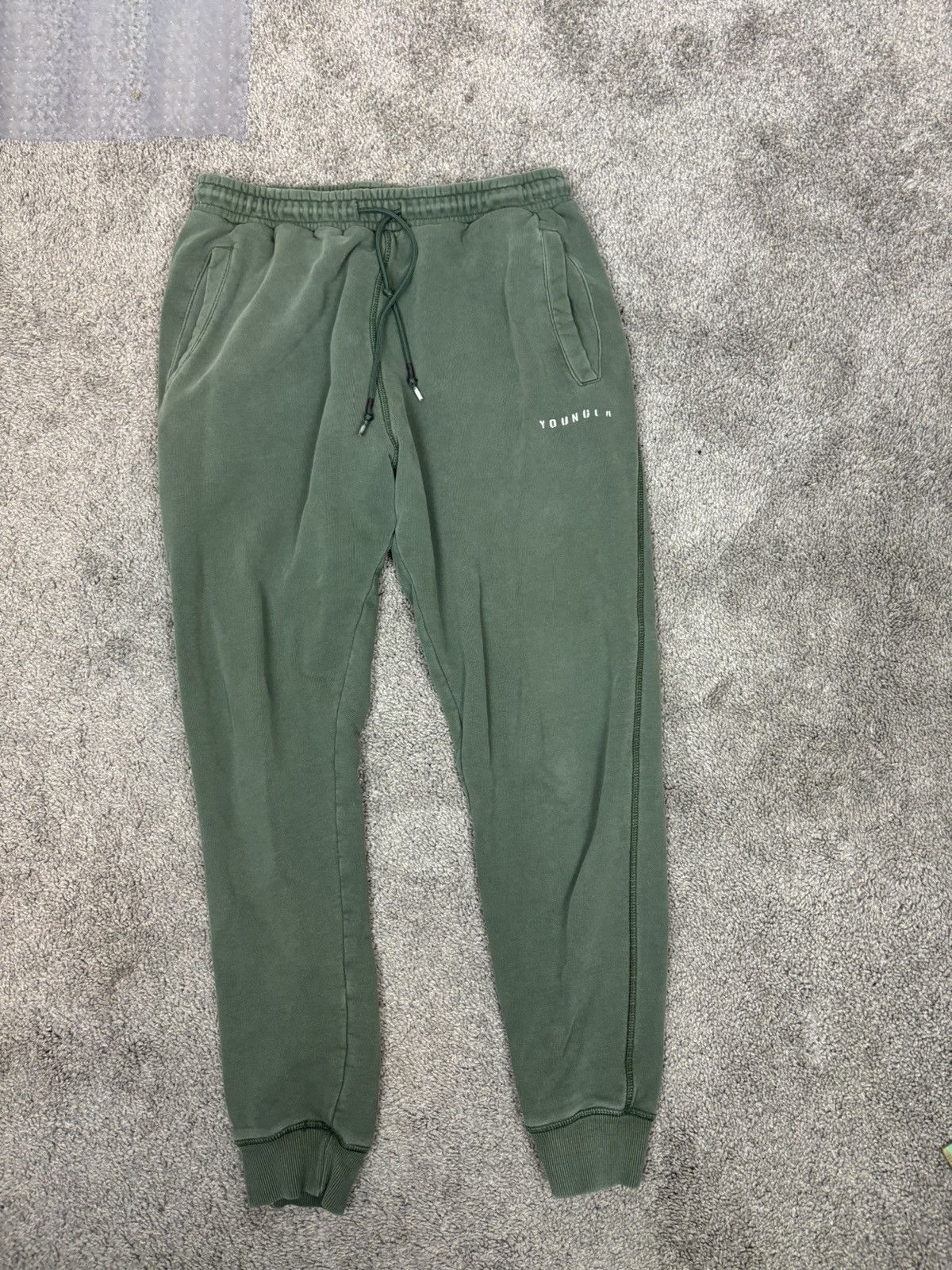 YoungLA Green youngla sweatpants joggers Size US 30 / EU 46 - 7 Thumbnail