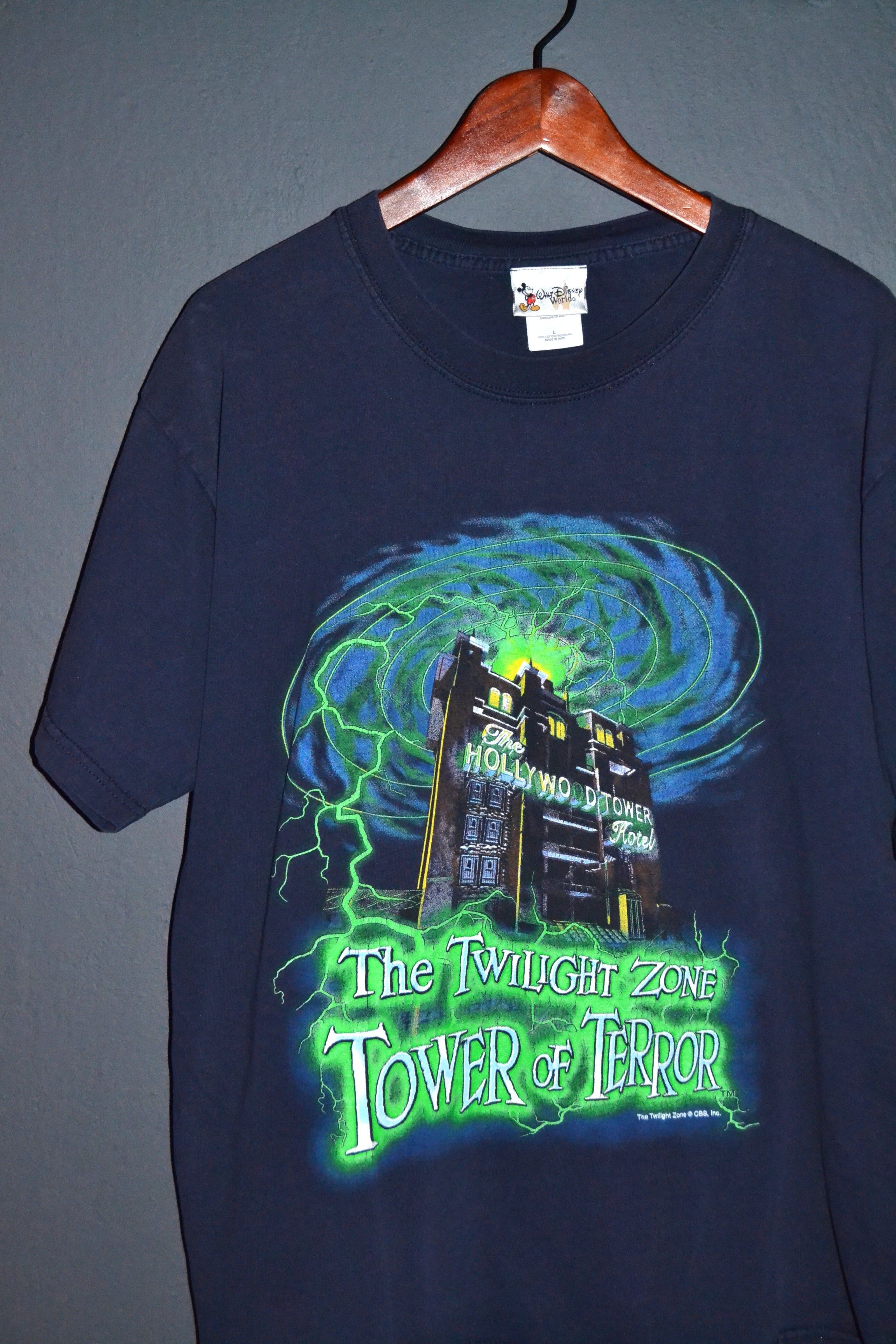Band Tees Twilight Zone Tower of Terror Disney 1990s L T-Shirt Vintage Size US L / EU 52-54 / 3 - 2 Thumbnail
