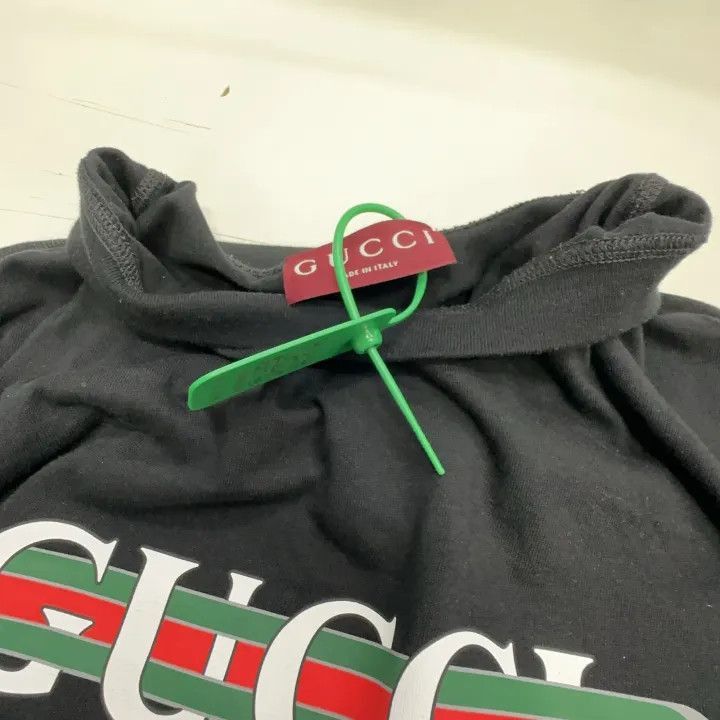 Gucci Gucci Gucci Logo Relaxed Fit Black T-Shirt -2506 Size US L / EU 52-54 / 3 - 7 Thumbnail